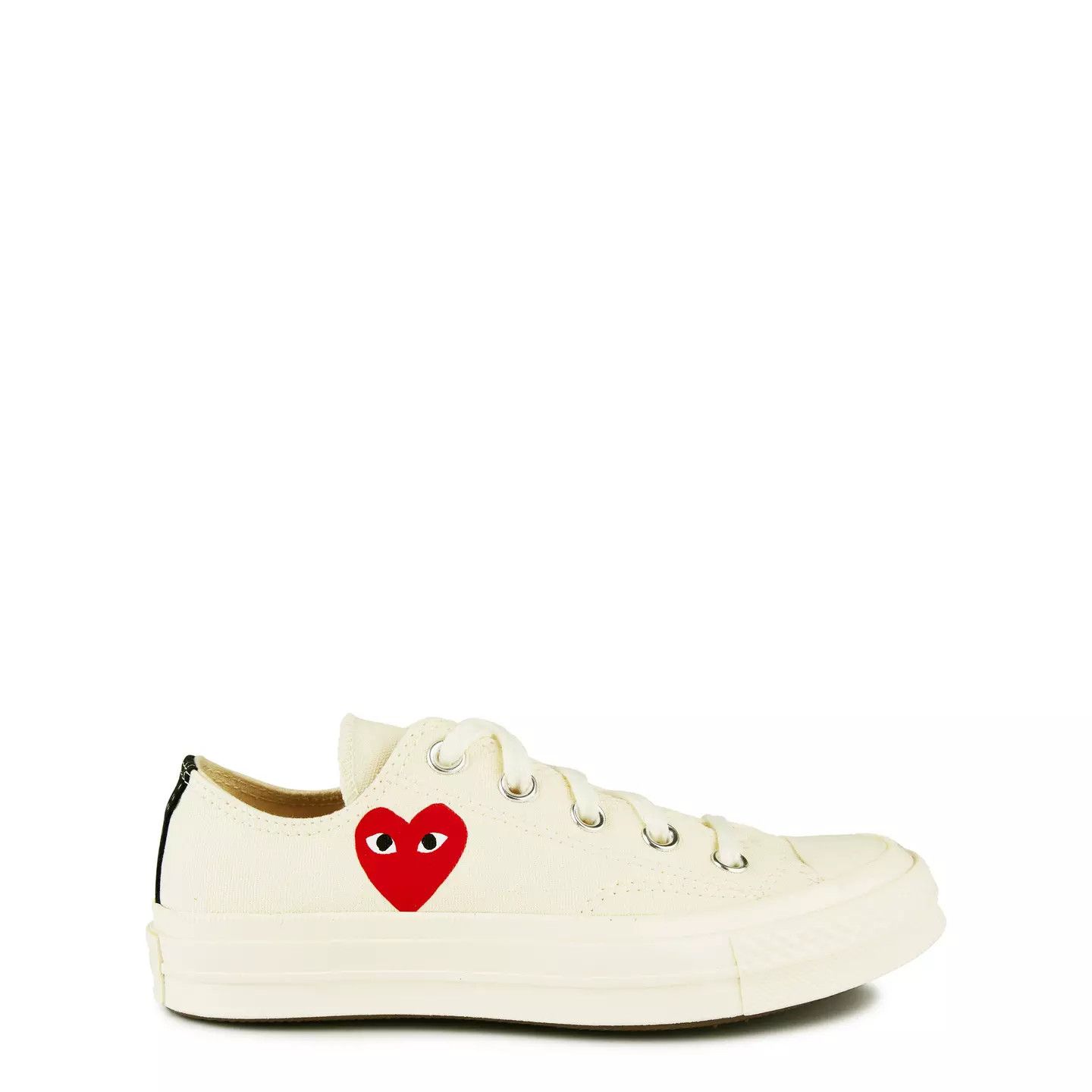 Comme des Garcons PLAY o1g2r1mq0426 Chuck 70 Sneakers in Beige Size US 12 / EU 45 - 1 Thumbnail