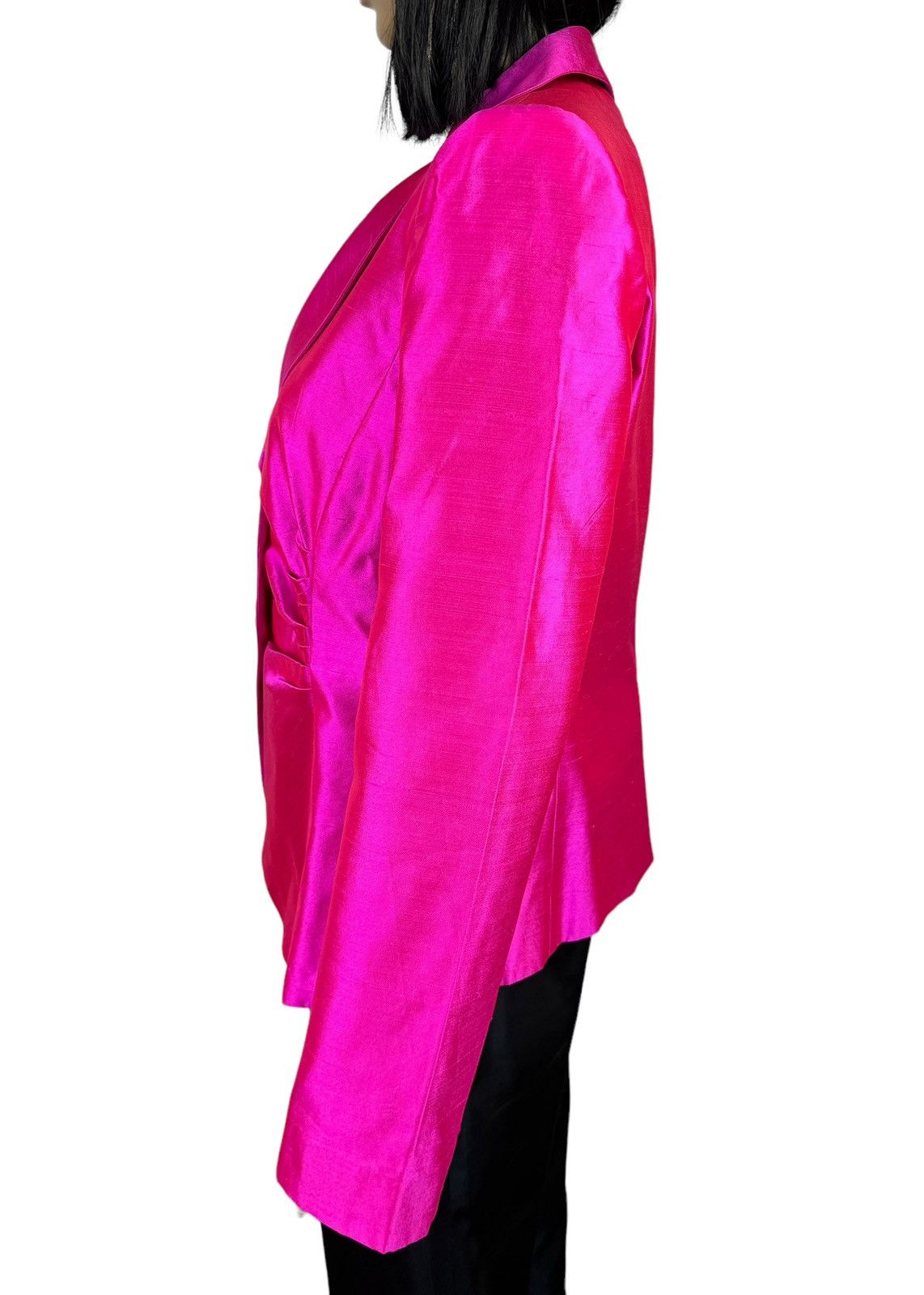 Armani Collezioni Armani Collezioni Silk Pink Blazer size IT46 Size L / US 10 / IT 46 - 8 Thumbnail