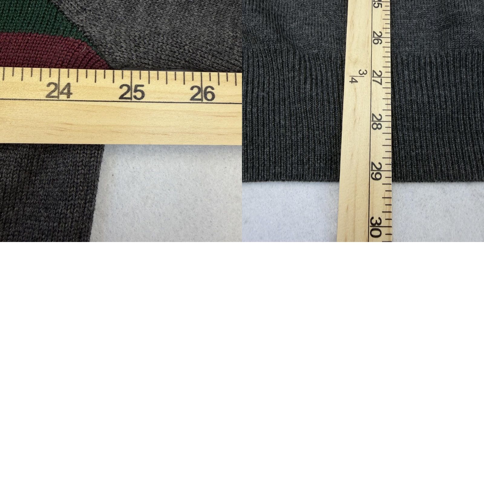 Brooks Brothers Brooks Brothers Sweater Mens XL Gray Hooded Merino Wool Stripe Knit Pullover Size US XL / EU 56 / 4 - 8 Thumbnail