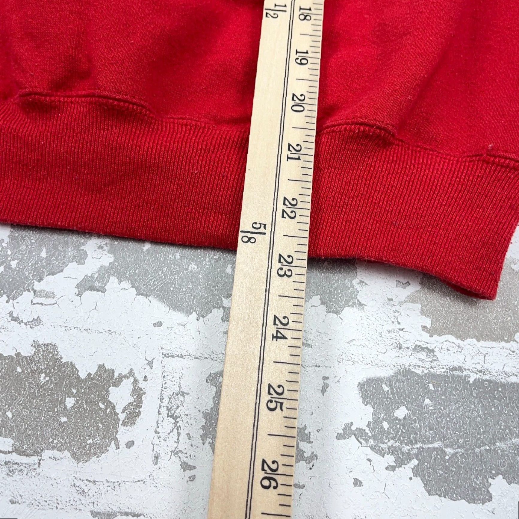 Tultex Vintage Christmas Sweater Women Small Red Crew Neck Sweatshirt USA 90s Holiday Tultex Cotton Cotton Blend Polyester Fleece Logo Size S / US 4 / IT 40 - 7 Thumbnail