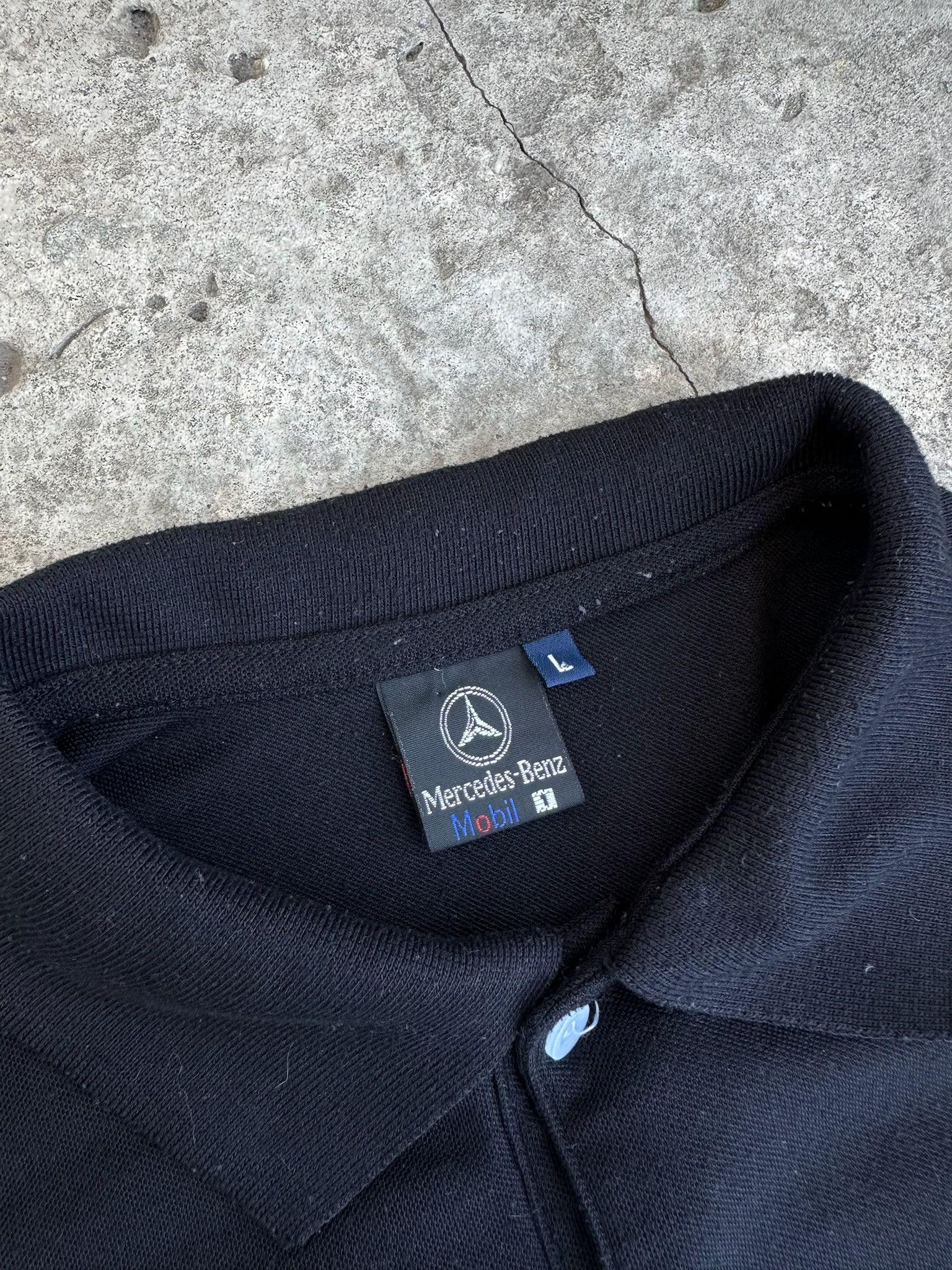 Mercedes-Benz 1990s MERCEDES BENZ POLO TSHIRT Size US L / EU 52-54 / 3 - 3 Thumbnail