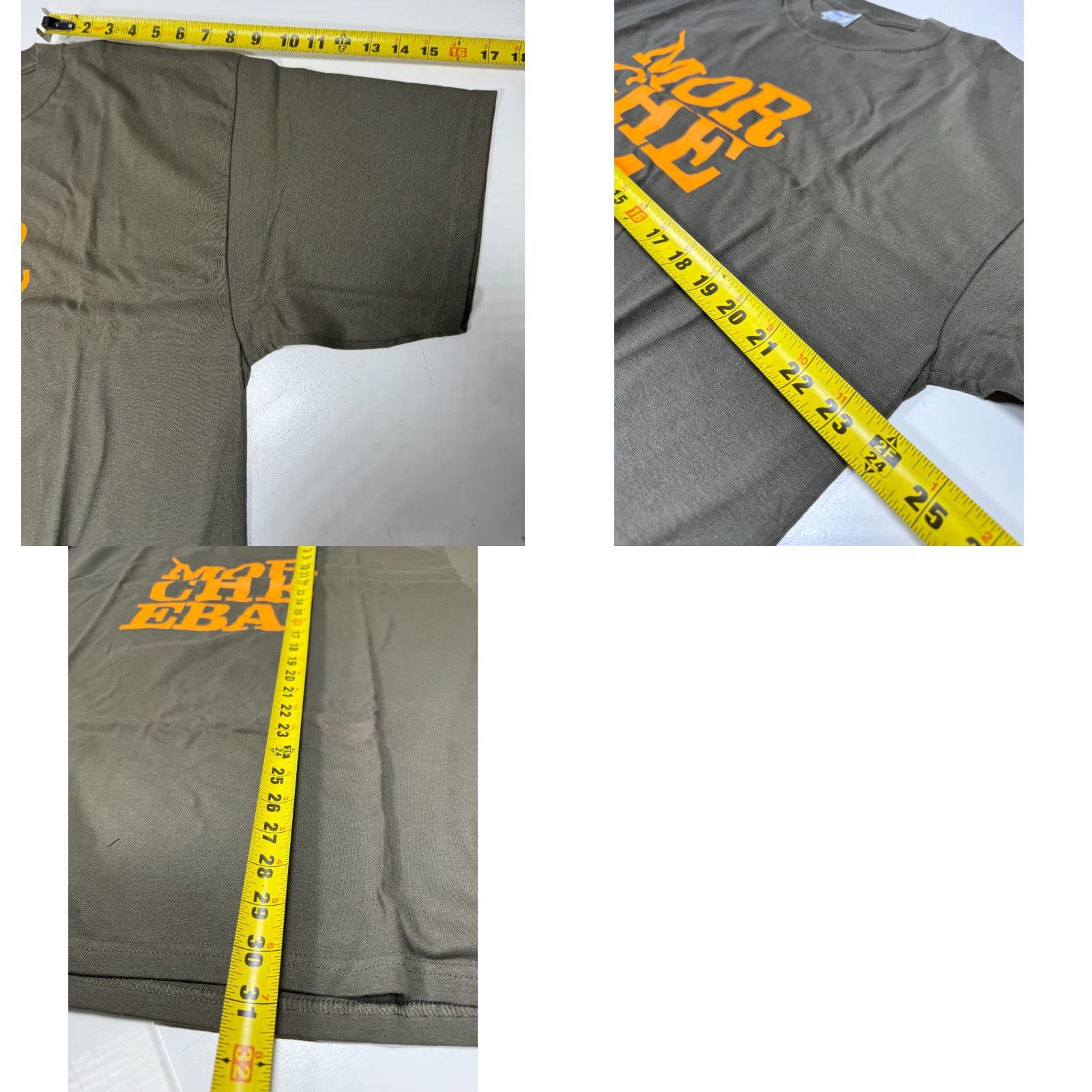 Gildan VINTAGE 2000 OFFICIAL MORCHEEBA T-Shirt XL Military Green Rare Collectible Unisex Adults Size US XL / EU 56 / 4 - 8 Thumbnail