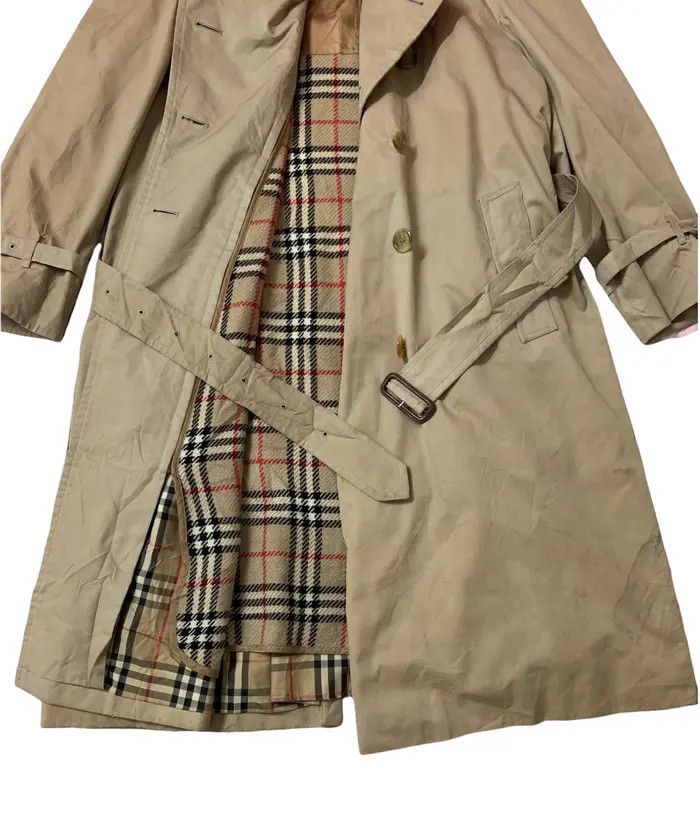 Burberry Burberrys Double Breasted Nova Check Trench Coat Size US M / EU 48-50 / 2 - 10 Thumbnail