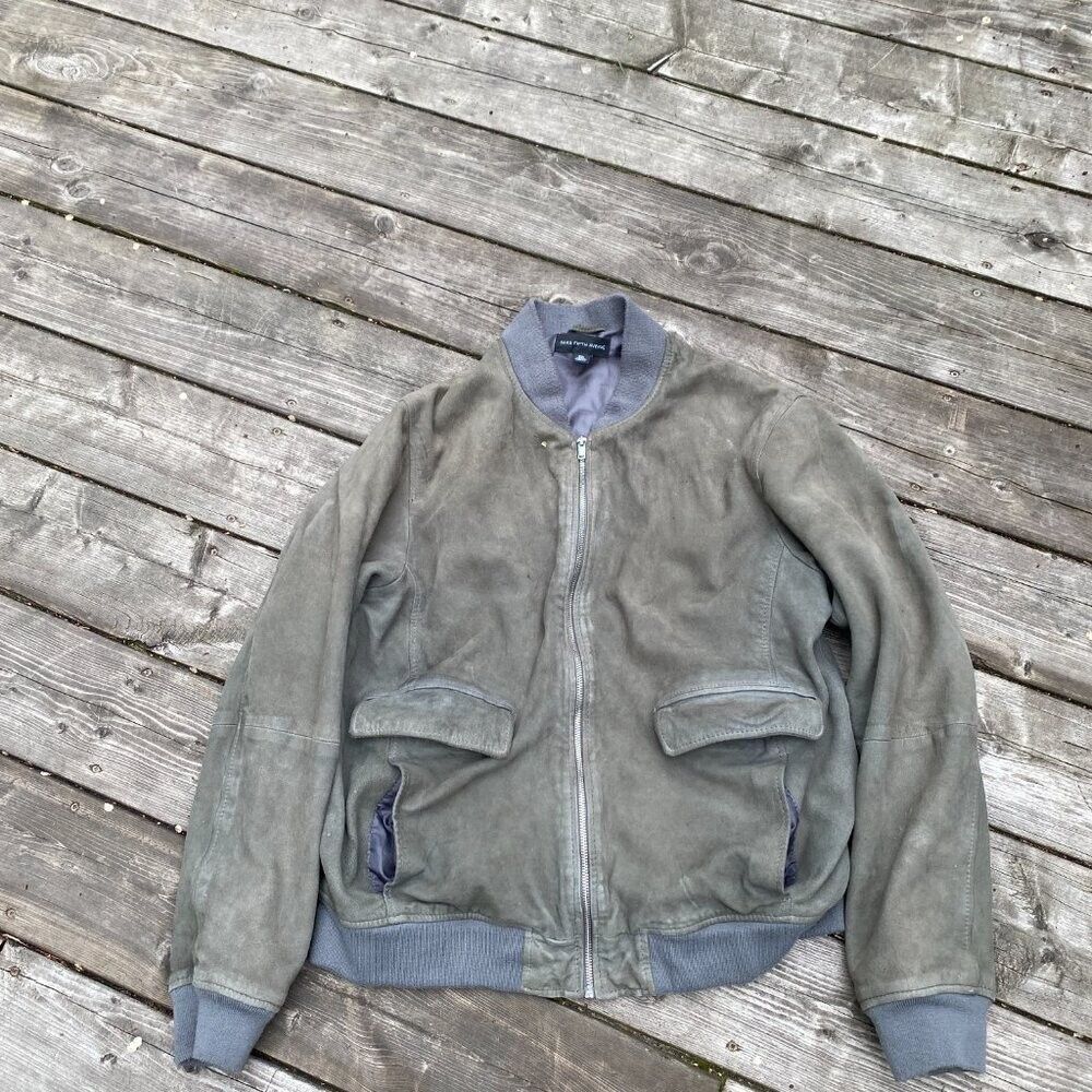 Saks Fifth Avenue Vintage Saks Fifth Avenue Goat Skin Leather Bomber Jacket X Size US XL / EU 56 / 4 - 2 Thumbnail