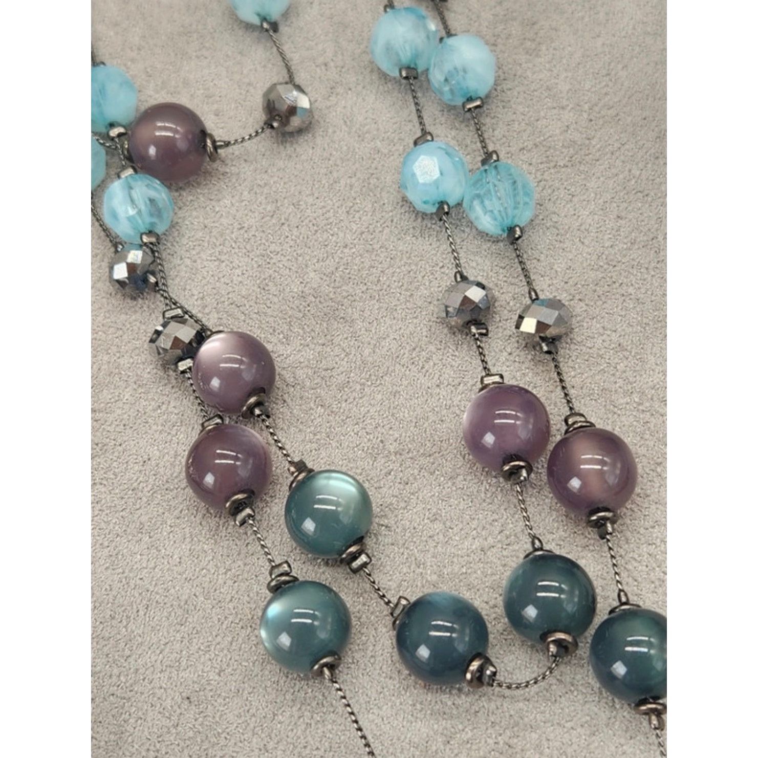 Other Lot of 12 costume jewelry boho Blue White Silver Tone Bundle Size ONE SIZE - 7 Thumbnail