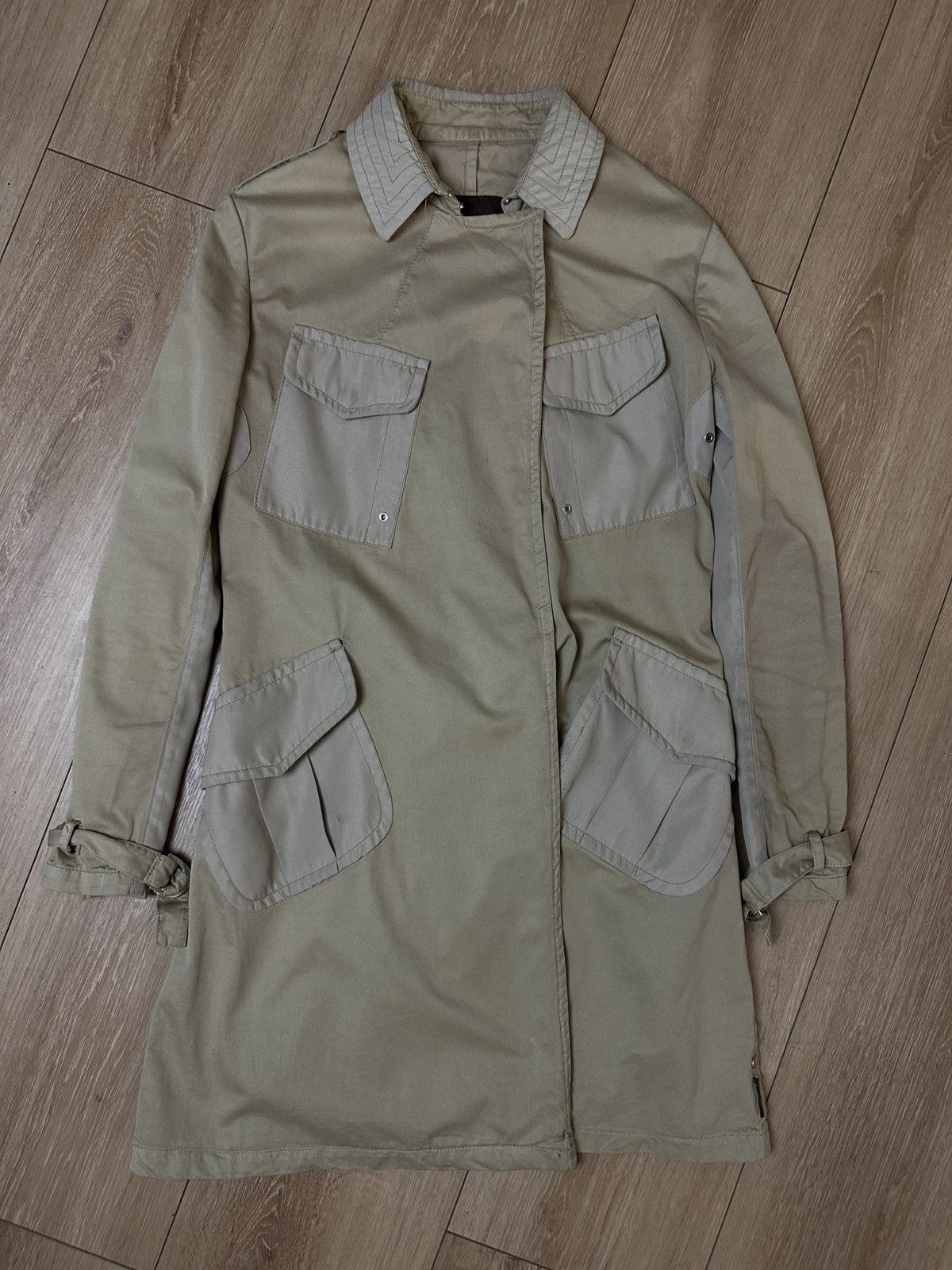 Moncler Beige Moncler Coat Size S / US 4 / IT 40 - 1 Thumbnail