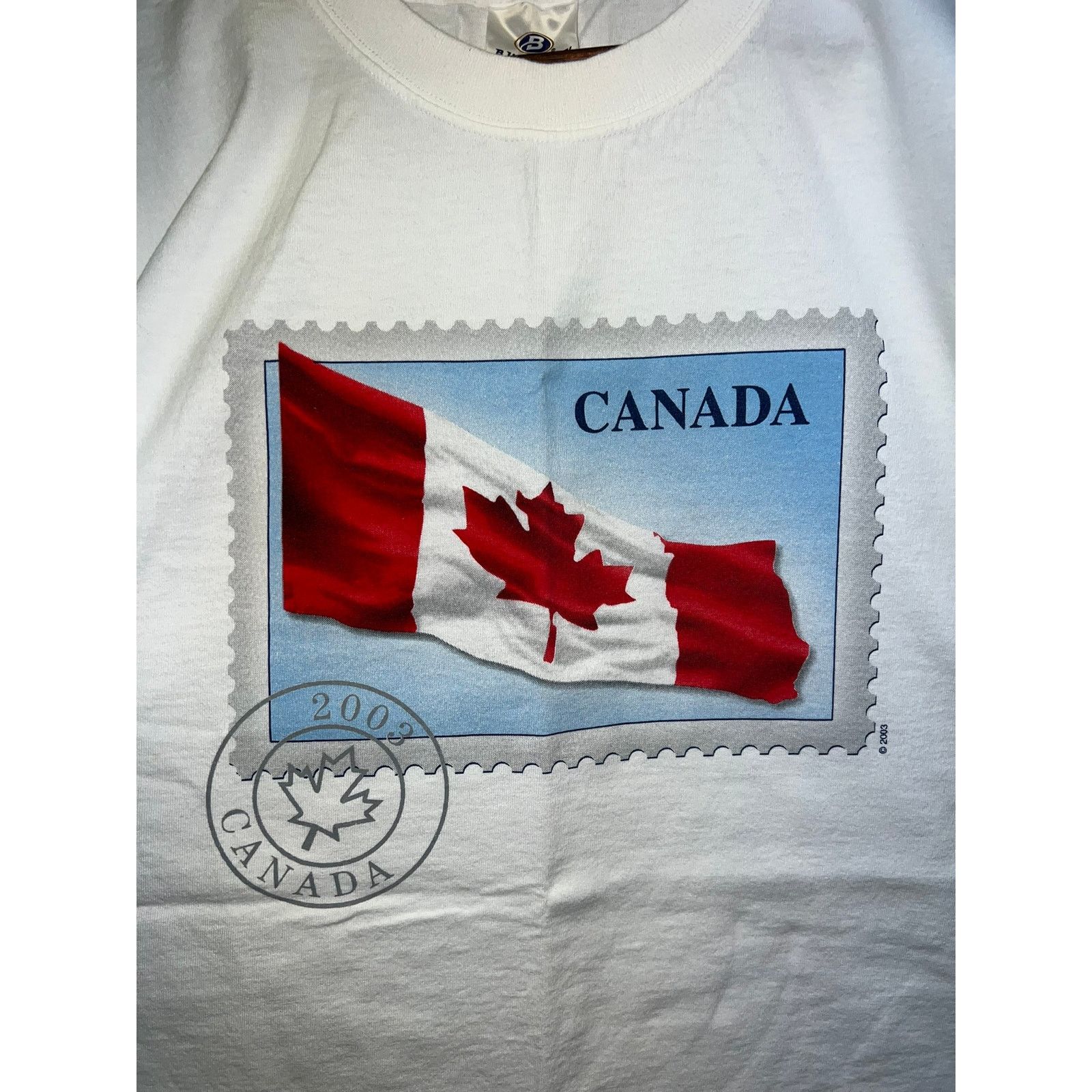 Vintage Womens Vintage Canada Shirt Canadian Flag Top Tee 2003 XL Size XL / US 12-14 / IT 48-50 - 4 Thumbnail