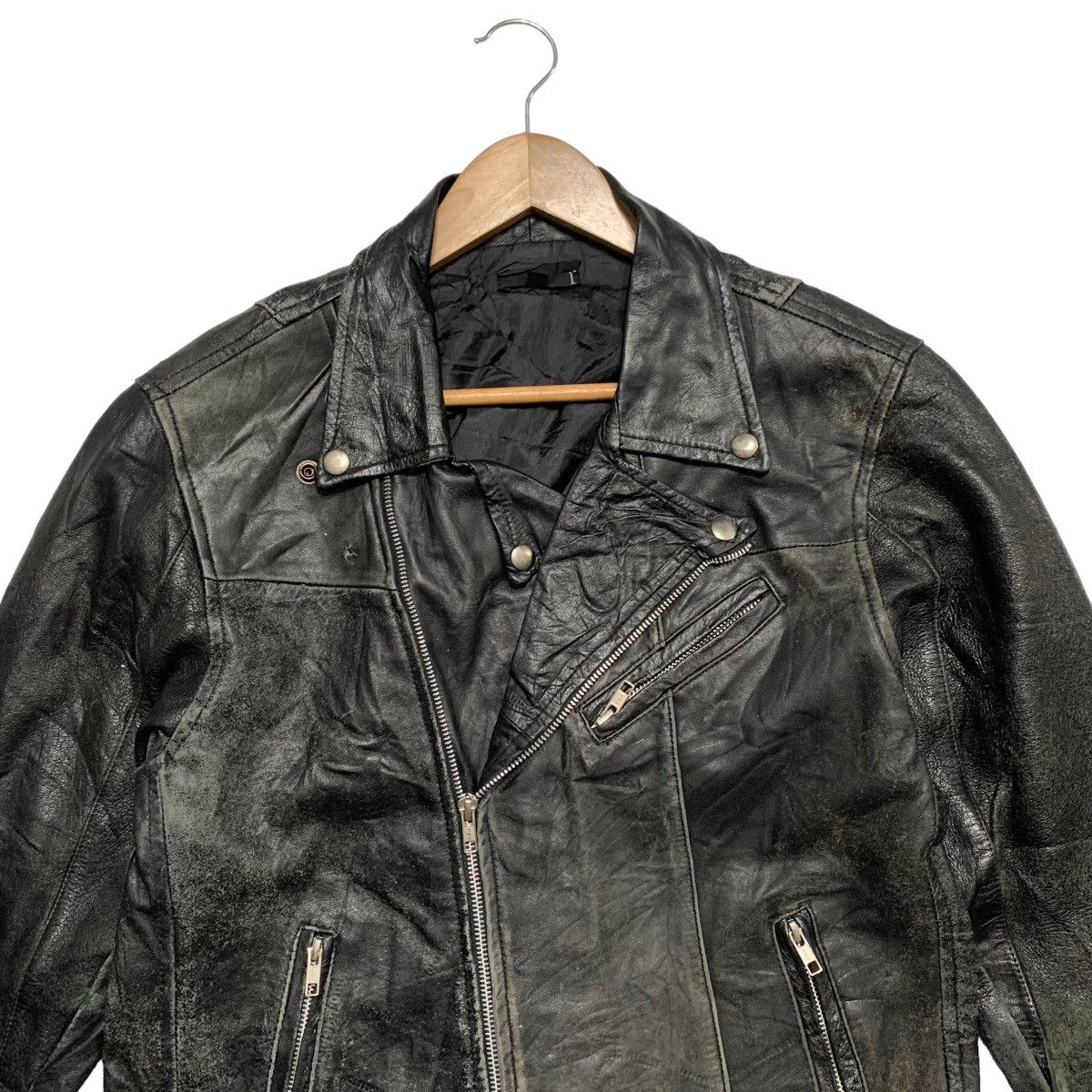 Other R Double Colar Leather Jacket Size US S / EU 44-46 / 1 - 4 Thumbnail