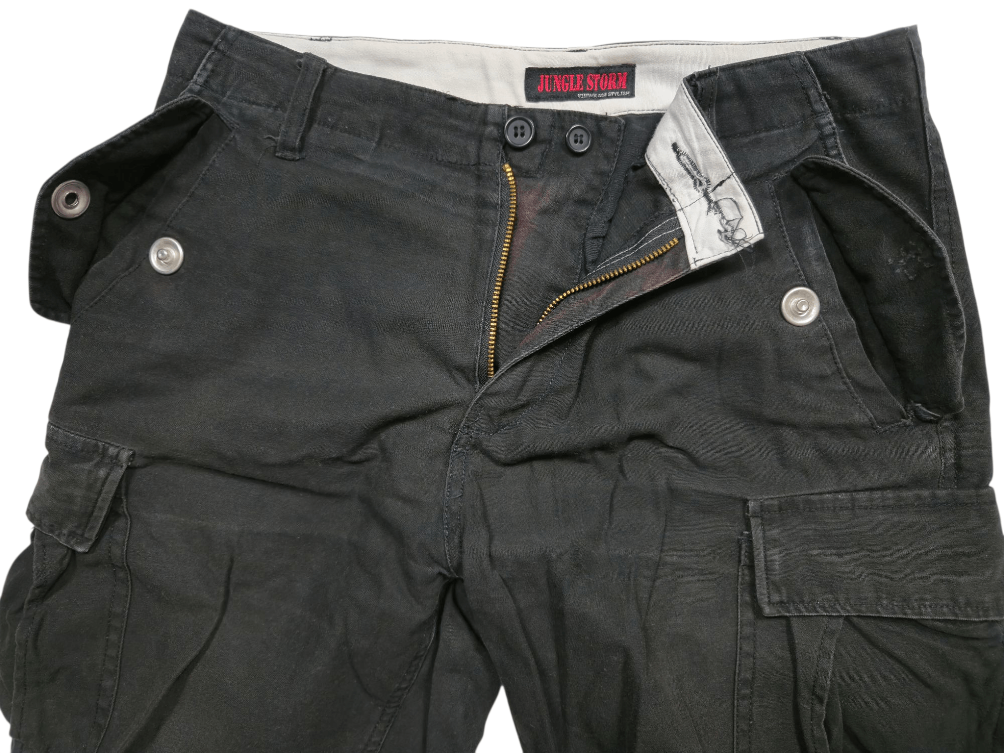 Japanese Brand × Jungles Vtg Y2K Jungle Storm Thick Cargopants Streetwear Japanese Size US 32 / EU 48 - 6 Thumbnail