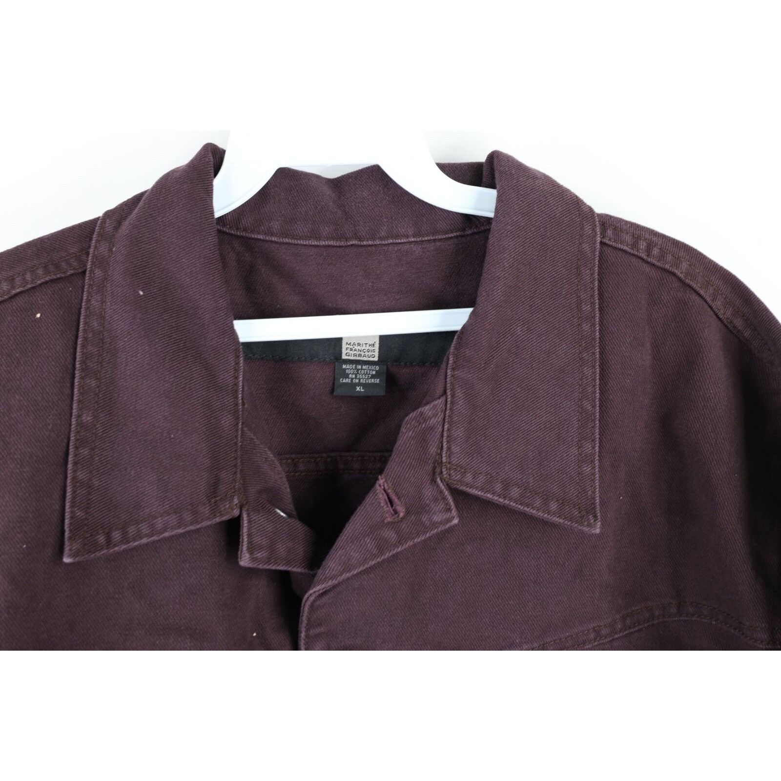 Marithe + Francois Girbaud NOS Vintage 90s Marithe Francois Girbaud Trucker Jacket Size US XL / EU 56 / 4 - 8 Thumbnail