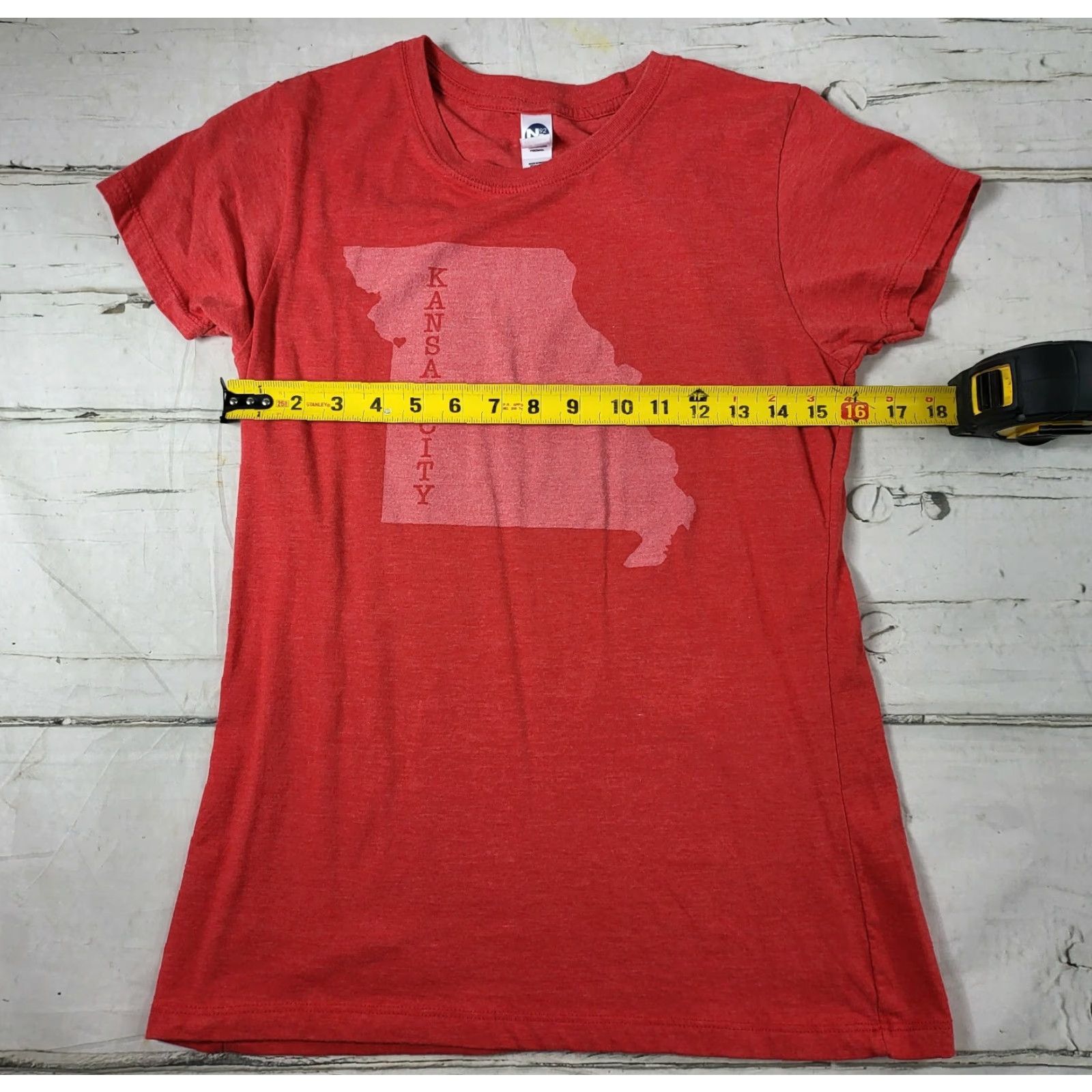 Vintage VINTAGE Kansas City MO Missouri Home Heart Red Short Sleeve T-Shirt Womens XL EUC Size XL / US 12-14 / IT 48-50 - 3 Thumbnail