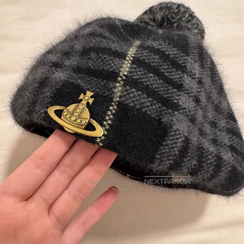Vivienne Westwood Vivienne Westwood Plaid Beret, Cloche Hat, Painter's Hat Size ONE SIZE - 1 Thumbnail