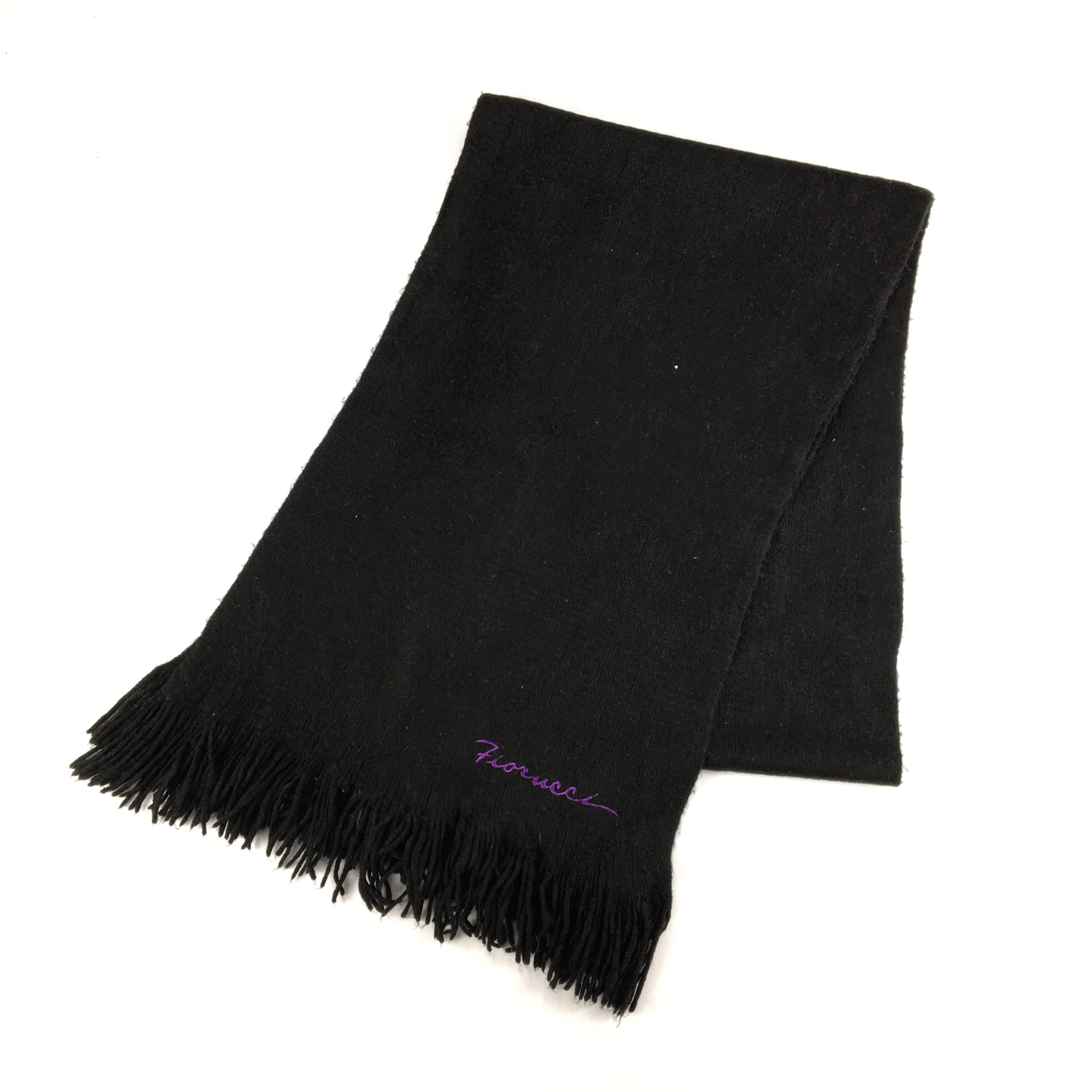 Fiorucci Vintage Fiorucci Scarf Muffler Wool Cashmere Scarves Size ONE SIZE - 2 Thumbnail