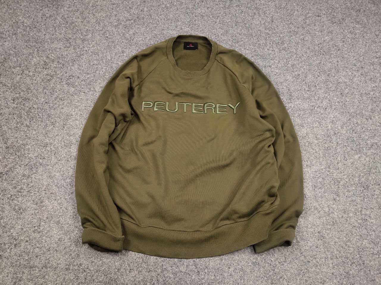 Peuterey Peuterey Embroidered logo Designer Crew Chek Sweatshirt Size US XL / EU 56 / 4 - 2 Thumbnail