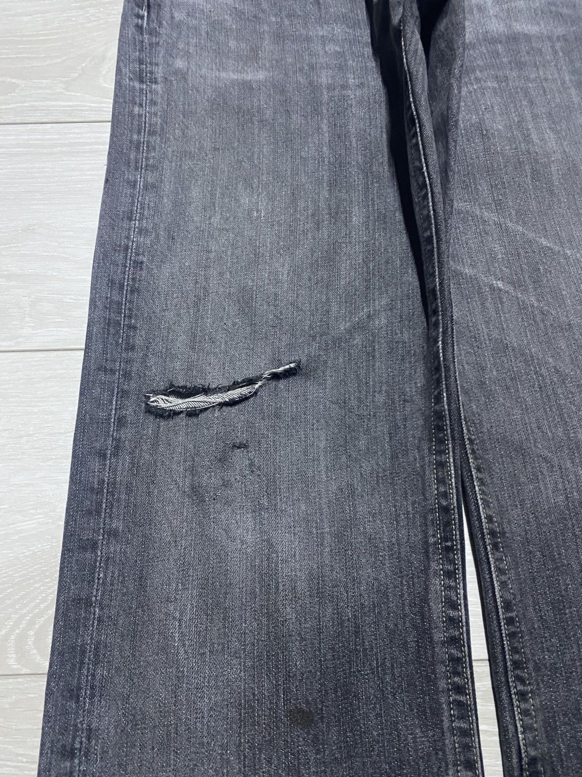 Japanese Brand Vintage Japanese Brand Denim Distresed Loose Jeans Size US 34 / EU 50 - 7 Thumbnail