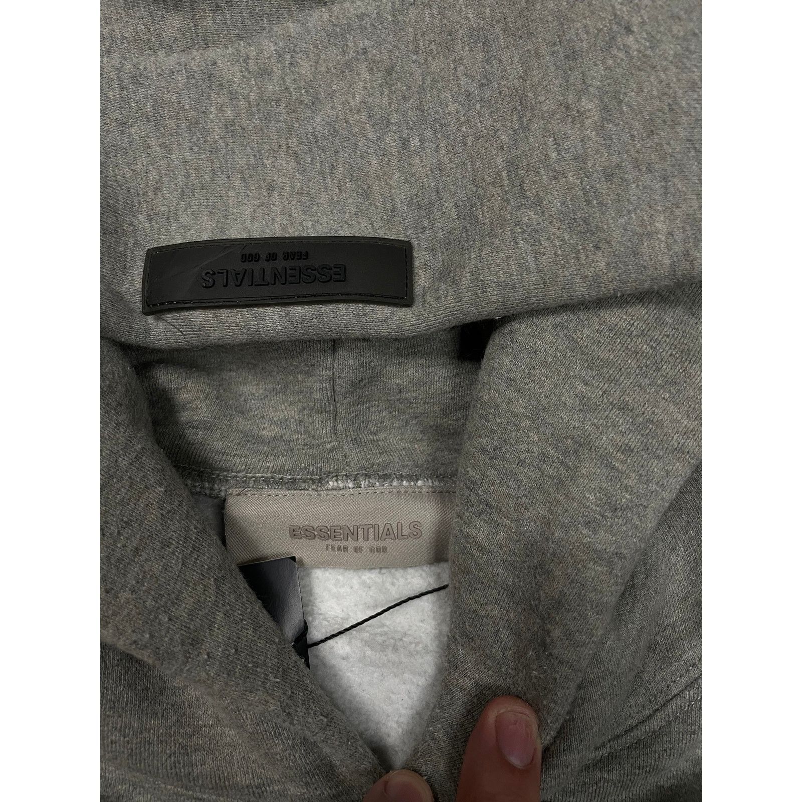 Essentials Essentials Hoodie Light Grey Small Used Size US S / EU 44-46 / 1 - 3 Thumbnail