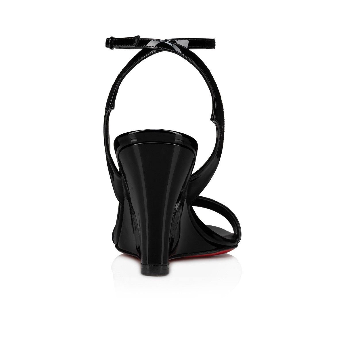 Christian Louboutin o1s1wg110225 Zeppa Chick in Black Size US 5 / IT 35 - 2 Thumbnail