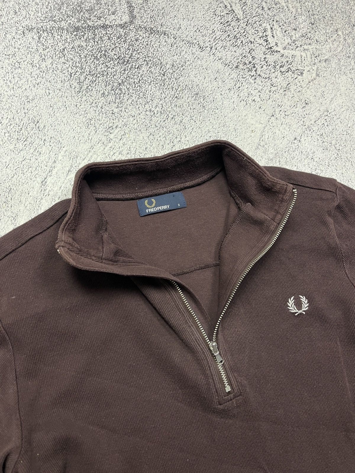 Fred Perry Vintage 00’s Fred Perry 1/4 Zip Sweater Old Money Hype Rare Size US S / EU 44-46 / 1 - 6 Thumbnail