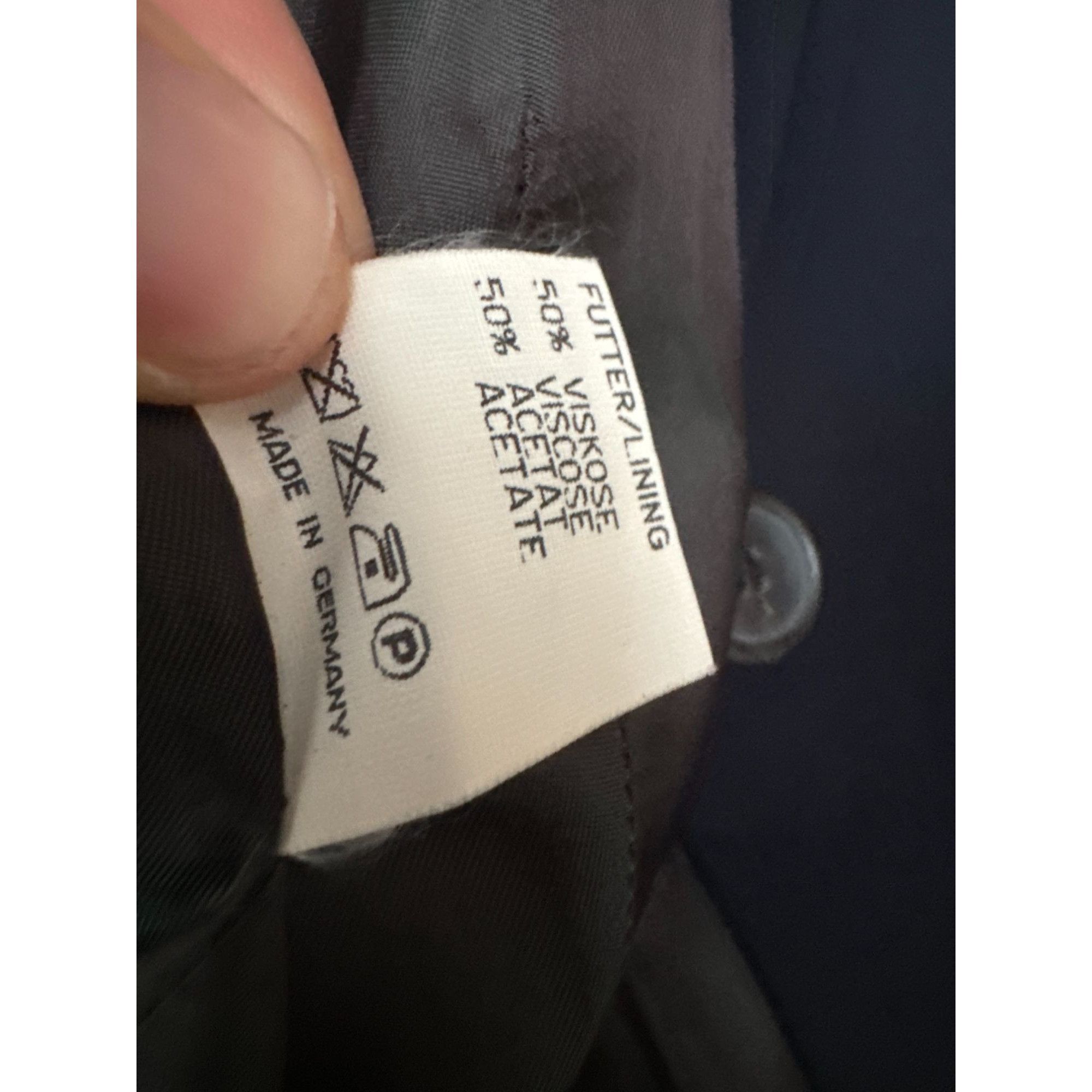 Jil Sander Navy Wool Blazer Jacket Size M / US 6-8 / IT 42-44 - 7 Thumbnail