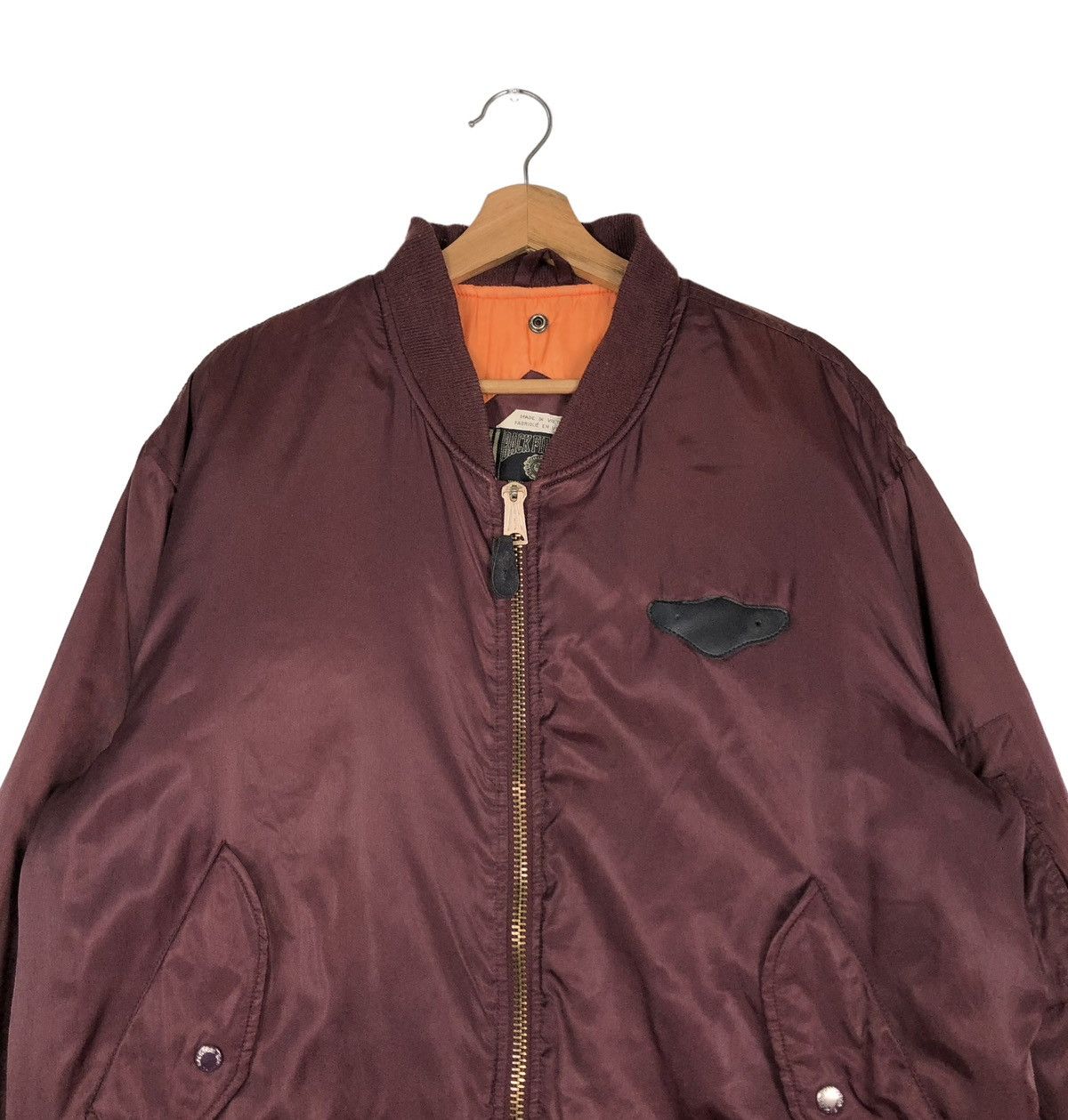 Vintage 🔥VINTAGE BOMBER JACKET MA-1 DESIGN BACK FIRE USA BIG LOGO Size US L / EU 52-54 / 3 - 8 Thumbnail