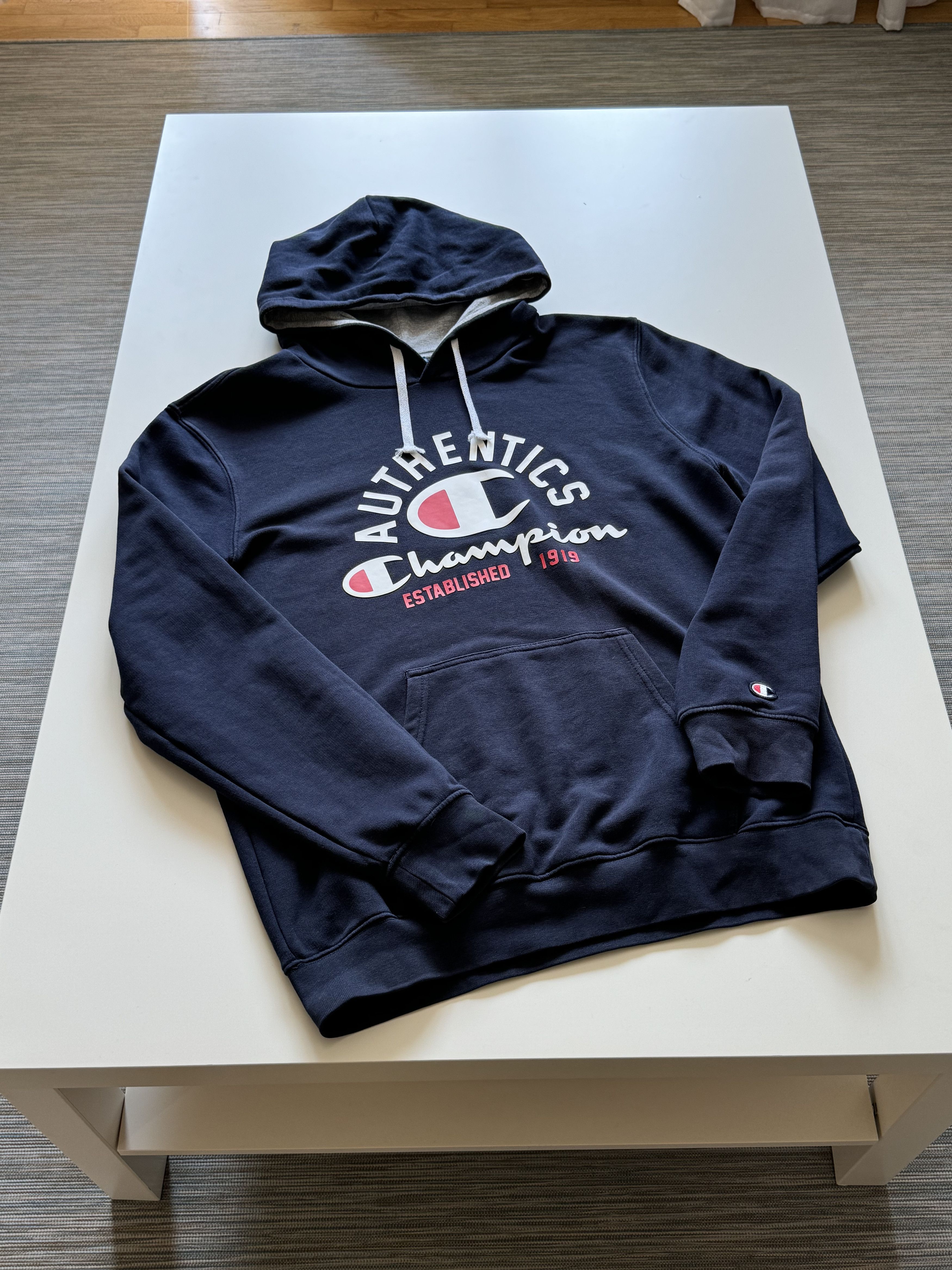 Champion Dark blue hoodie CHAMPION Size US L / EU 52-54 / 3 - 6 Thumbnail