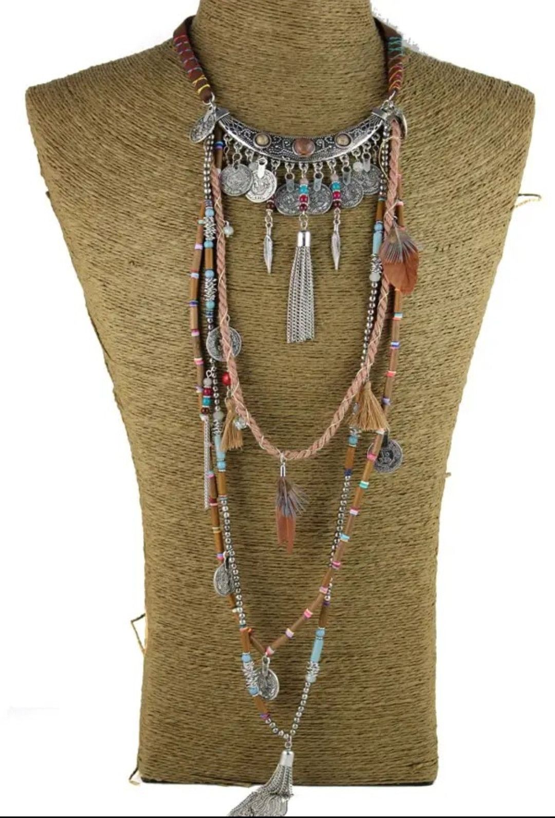 Jewelry Gypsy Vintage Long Necklace Size ONE SIZE - 5 Thumbnail