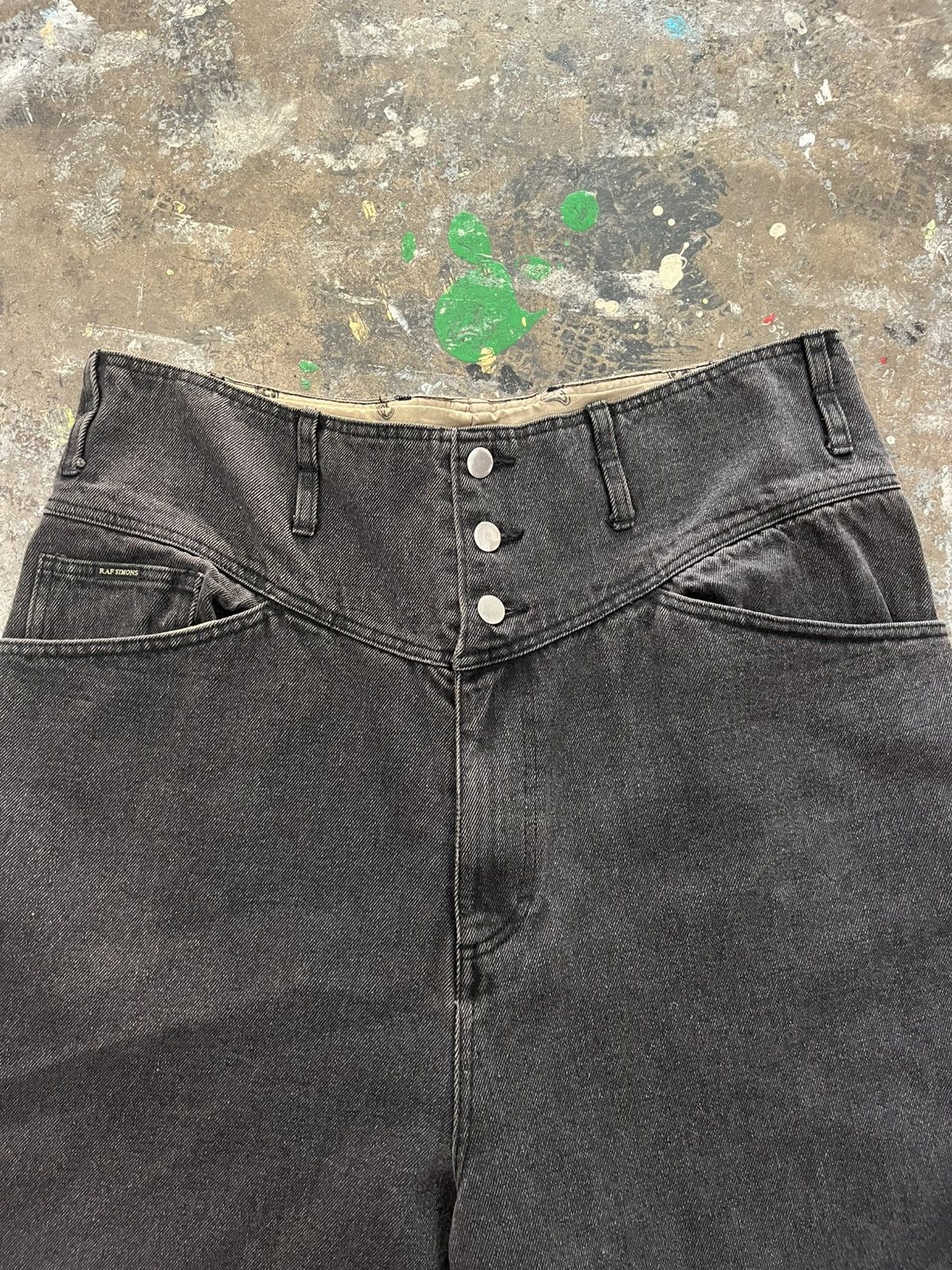Raf Simons Raf Simons Redux AW04 Wide Leg Denim Size US 34 / EU 50 - 3 Thumbnail