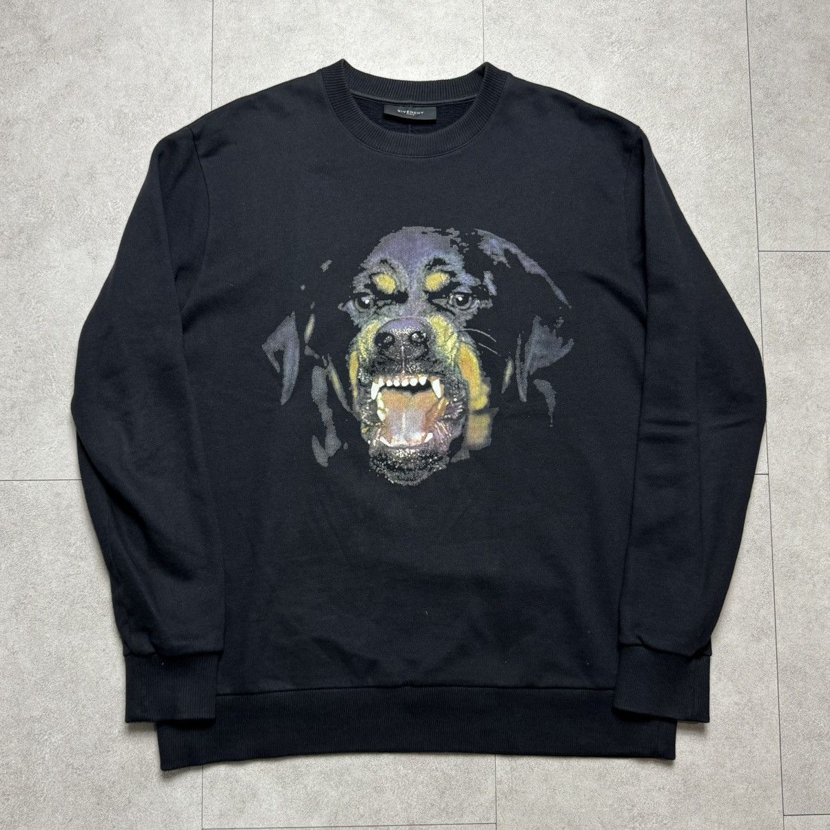 Givenchy Givenchy Rottweiler Dog Sweat Black Size US XXS / EU 40 - 1 Thumbnail