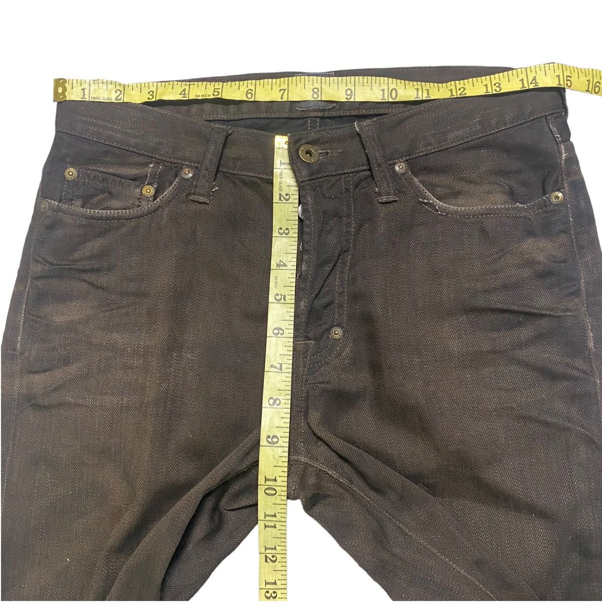 Prps PRPS Denim Coated Distressed Jeans Size US 29 - 22 Thumbnail