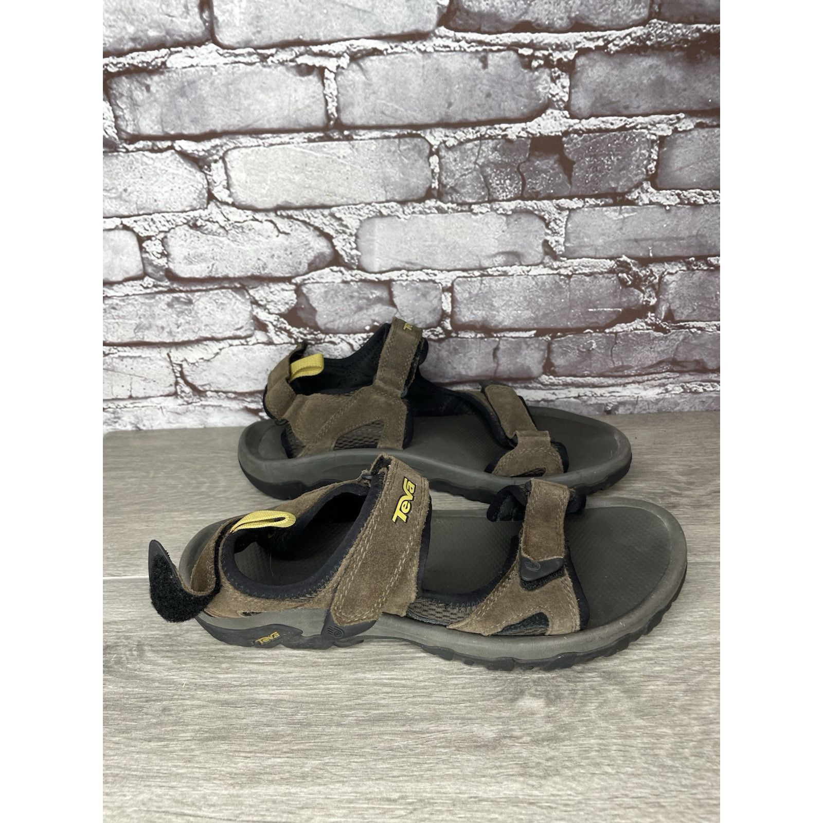 Teva Teva Katavi 4144 Brown Synthetic Leather Hiking Strap Sandal Size US 10 / EU 43 - 3 Thumbnail