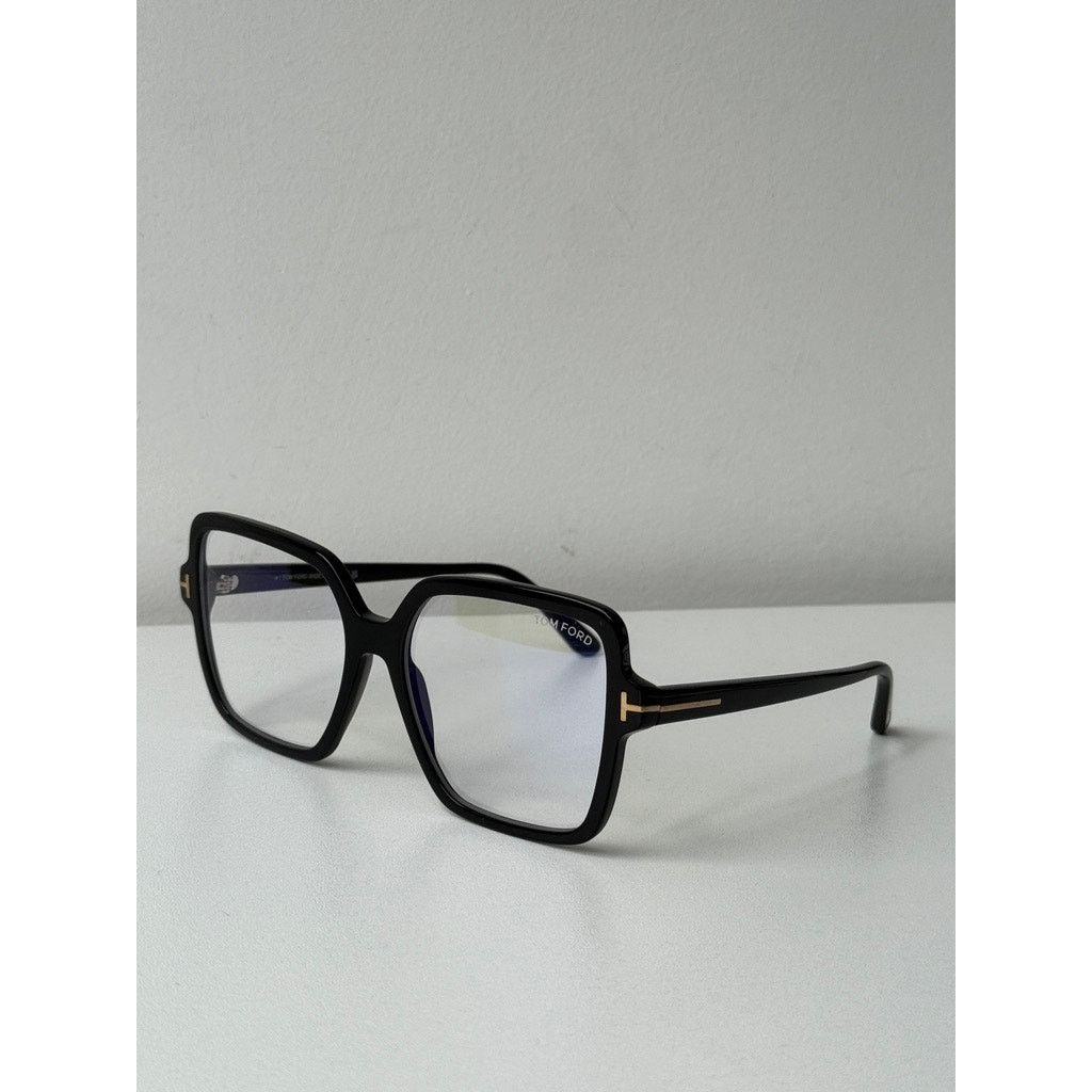 Tom Ford NEW Tom Ford FT6063-B 001 Square Bluelight Frames in Black Size ONE SIZE - 5 Thumbnail