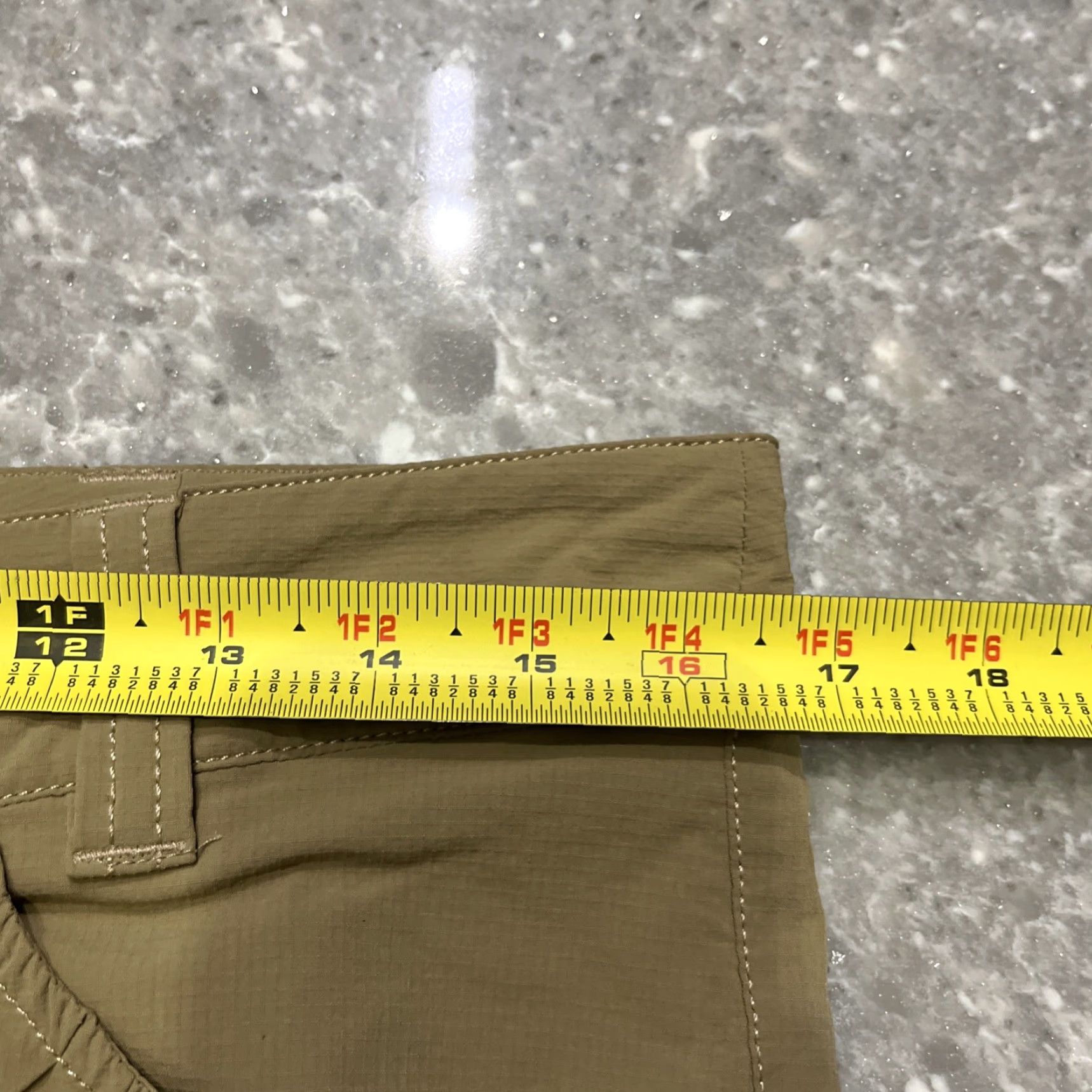 Athleta ATHLETA Pants Hike Women 12 Zip Pockets Drawcord Ankle Nylon Spandex Brown 32x32 Moisture Wicking Wind Resistant Pockets Athleisure Hiking 12 Size 24" / US 00 / IT 34 - 5 Thumbnail