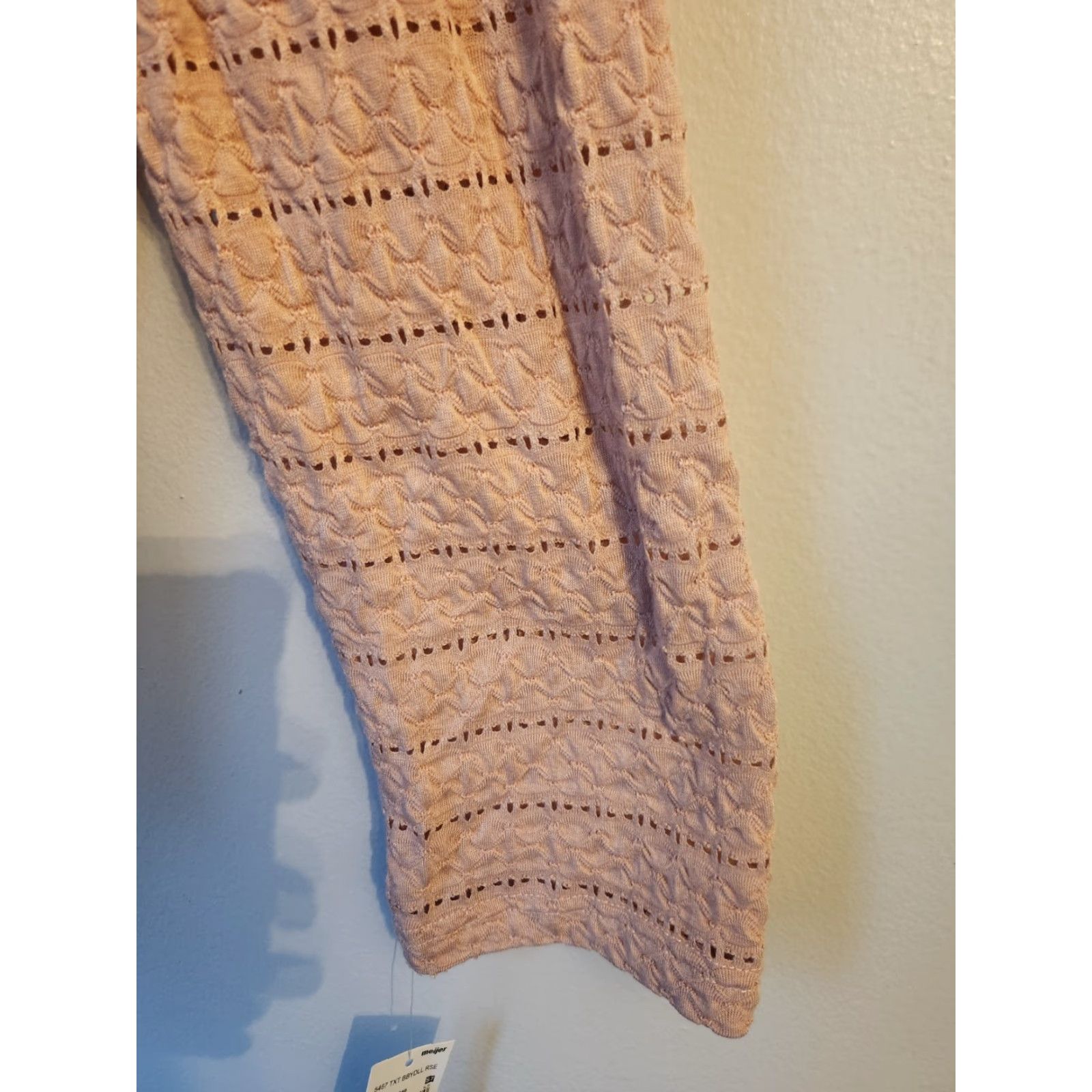 Pinko BKK Chance Blouse Shirt Women 3X Plus Pink Blush Round Neck Long Sleeve Pullover Knit Casual Tunic Size Type: Plus Size XXL / US 16-18 / IT 52-54 - 4 Thumbnail