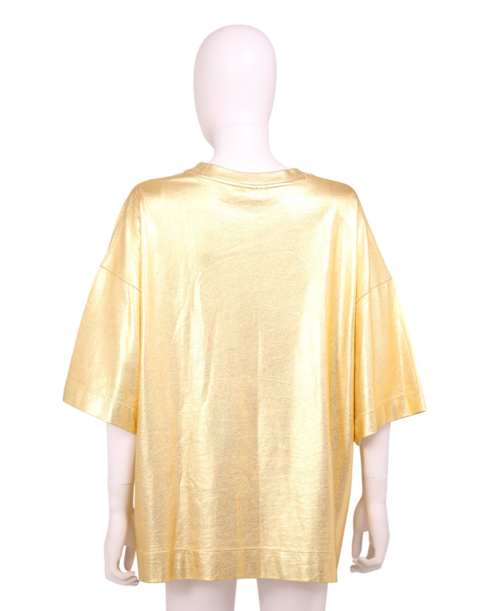 Dries Van Noten Gold Oversized tee Size M / US 6-8 / IT 42-44 - 3 Thumbnail