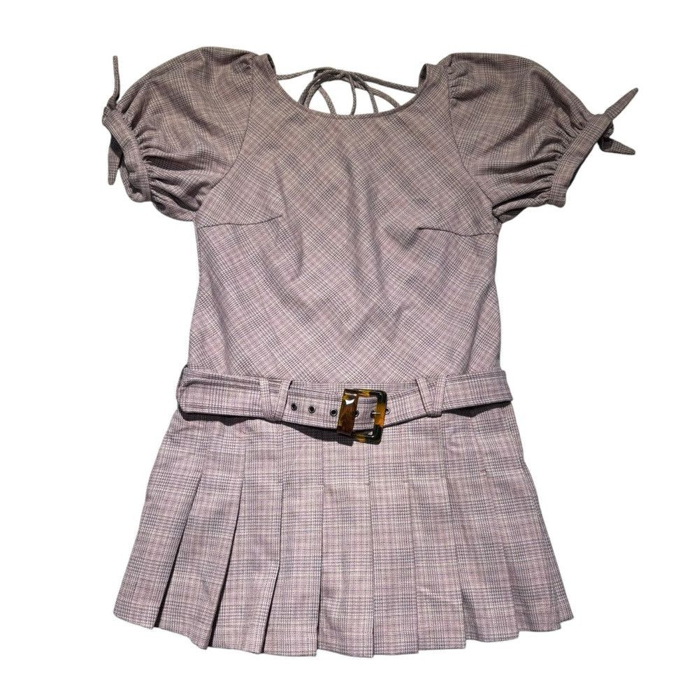 Free People New Free People Sevi Plaid Mini Dress Size M Size M / US 6-8 / IT 42-44 - 6 Thumbnail
