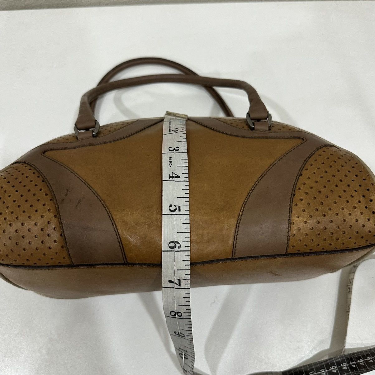 Prada ‼️LASTDROP‼️ AUTHENTIC PRADA SS 2000 LEATHER BOWLING BAG Size ONE SIZE - 7 Thumbnail