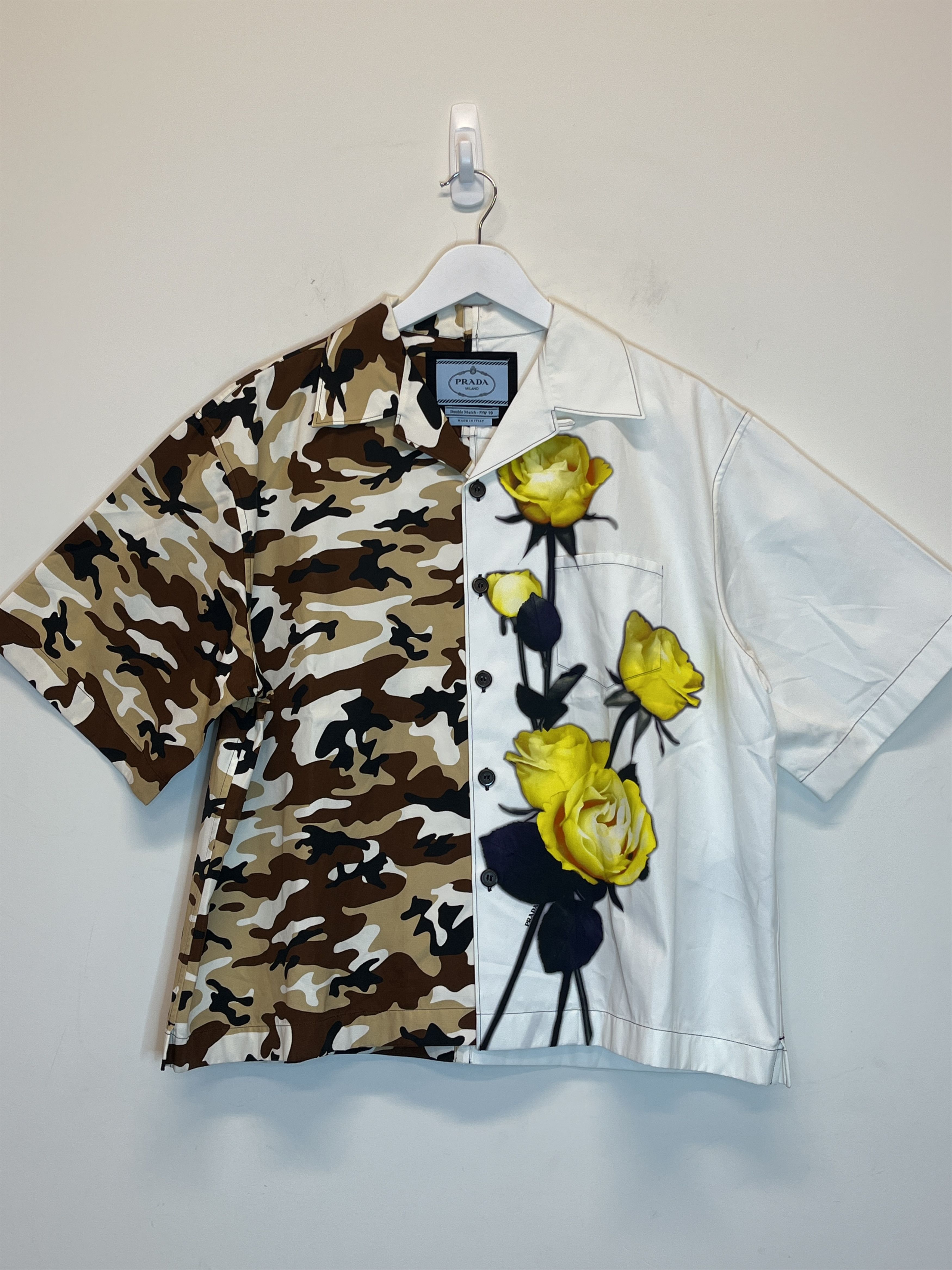 トップス Prada AW19 Double Match Workwear Shirt Prada AW19 Double Match Workwear Shirt