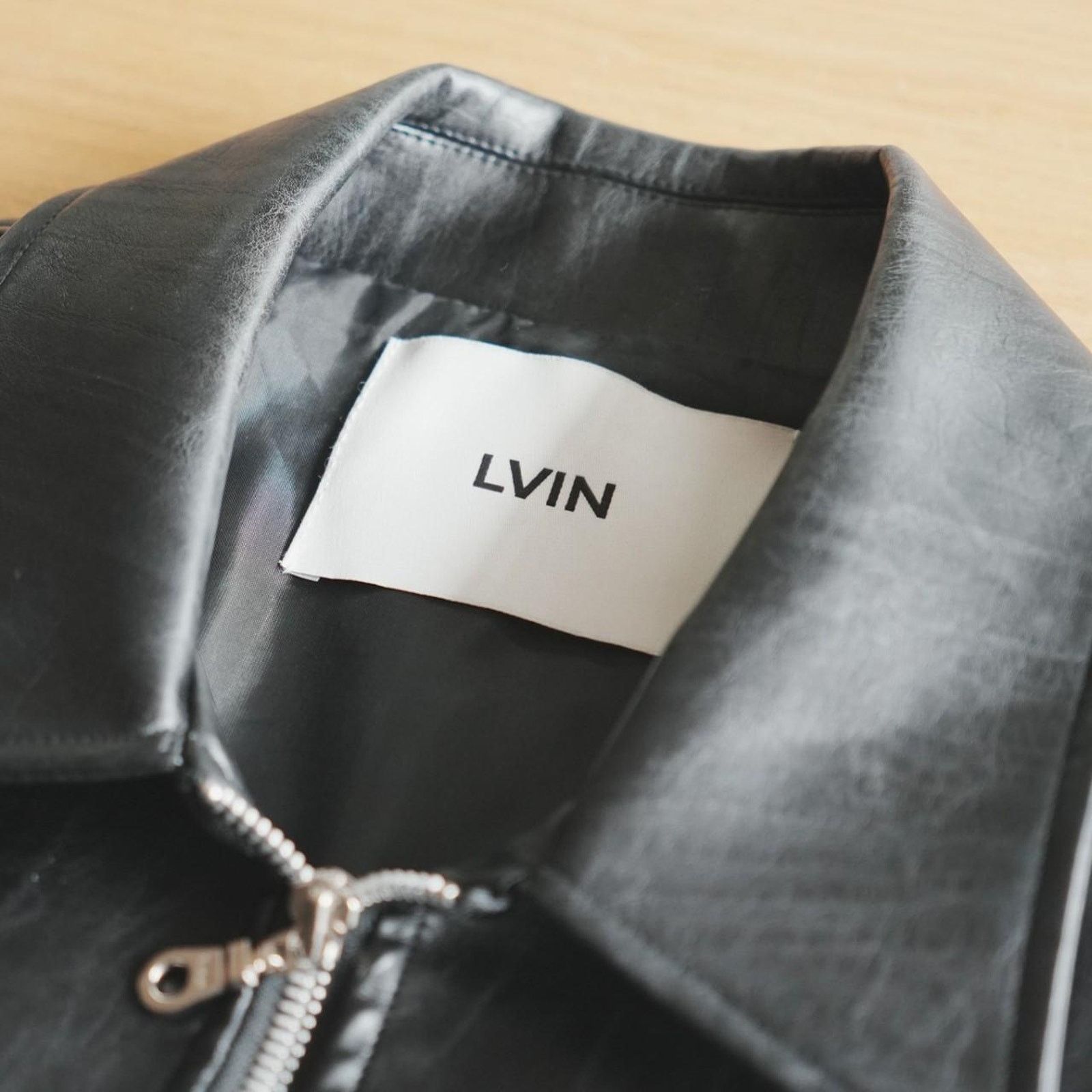 Other LVIN Black Leather Jacket (Vegan Leather) Size US L / EU 52-54 / 3 - 4 Thumbnail