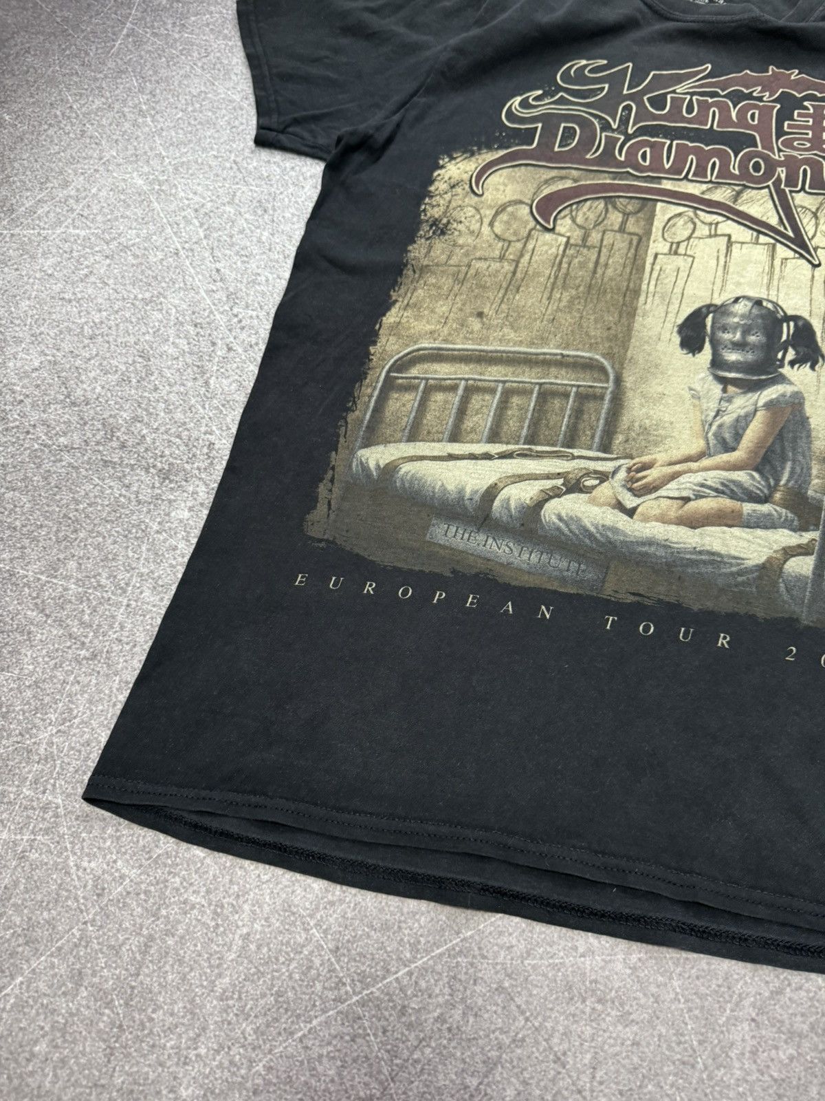 Band Tees 2019 KING OF DIAMOND T SHIRT BLACK METAL Tour Europe Size US M / EU 48-50 / 2 - 9 Thumbnail