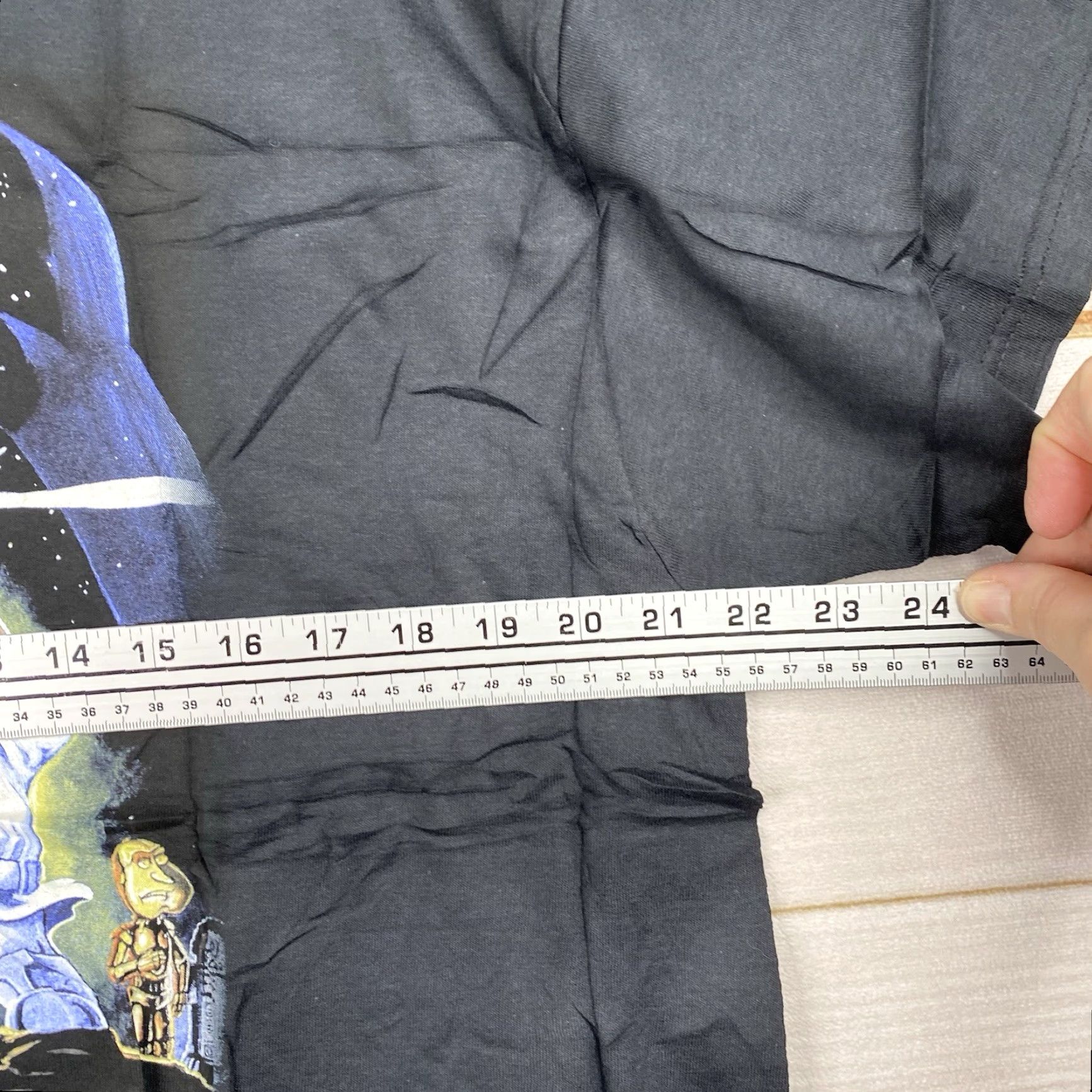 Fruit Of The Loom VINTAGE Family Guy Star Wars T Shirt XL Black Crew Neck Short Sleeve Men Graphic New Promo Night? Size US XL / EU 56 / 4 - 8 Thumbnail