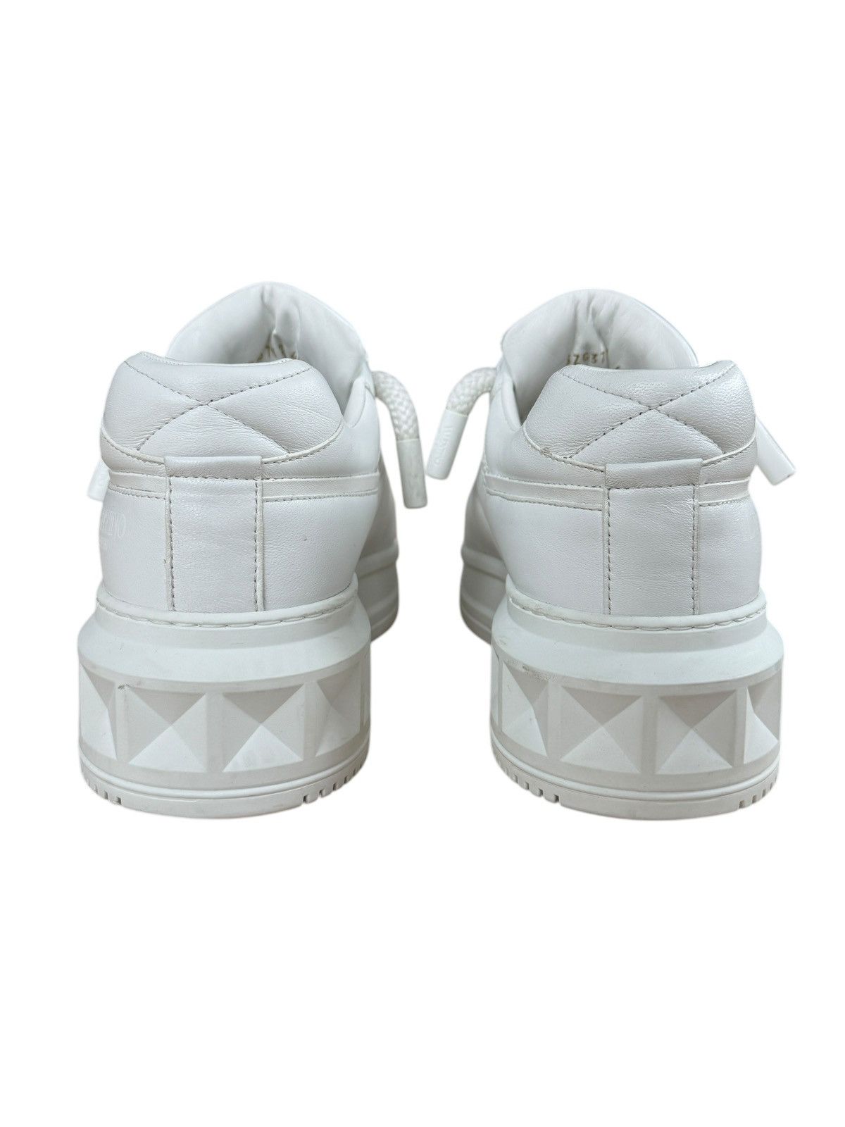 Valentino Valentino One Stud XL White Trainer Sneakers Size US 11.5 / EU 44-45 - 6 Thumbnail