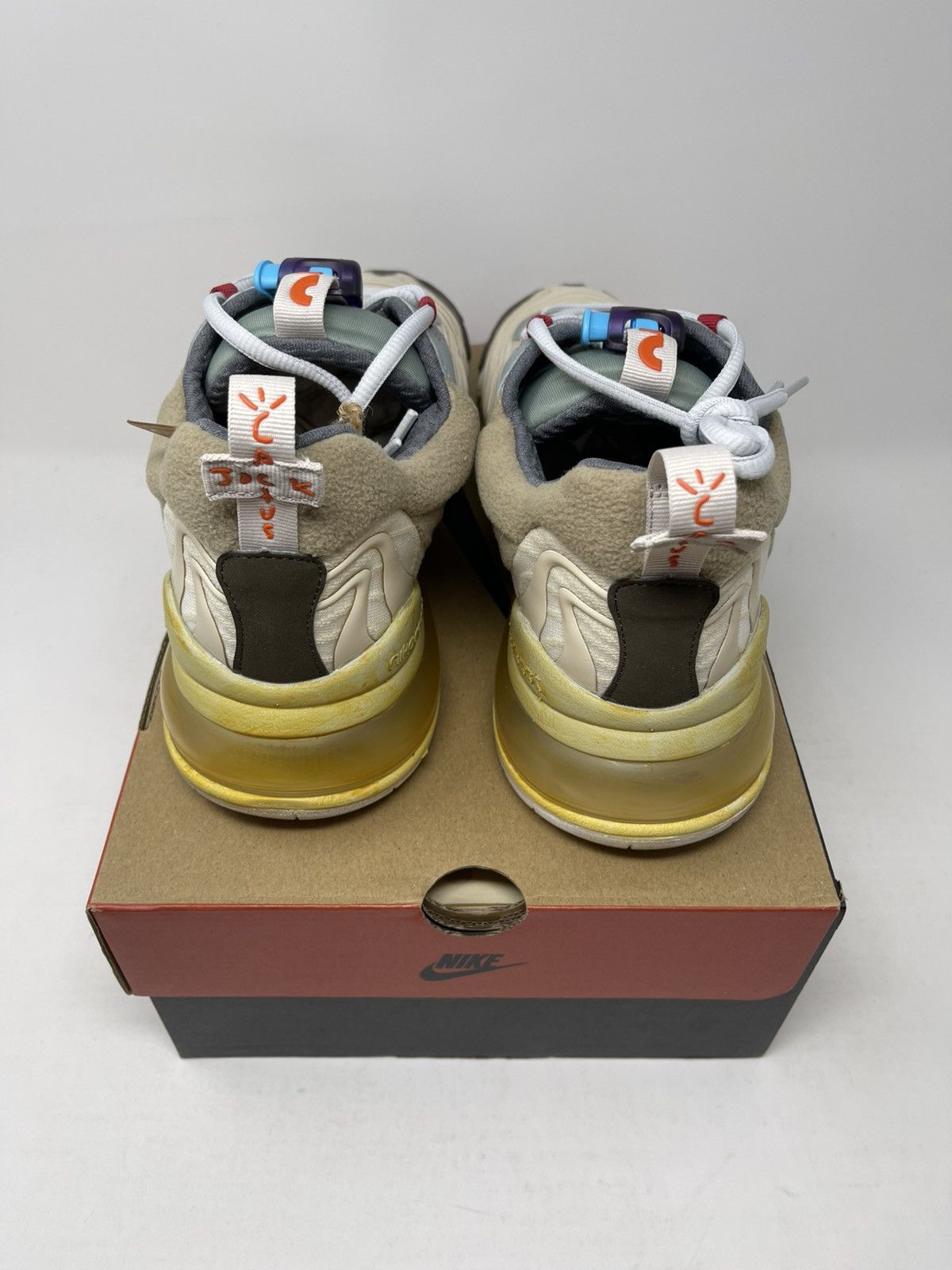 Nike × Travis Scott Nike Air Max 270 React ENG Travis Scott Cactus Trails 10.5 Size US 10.5 / EU 43-44 - 4 Thumbnail