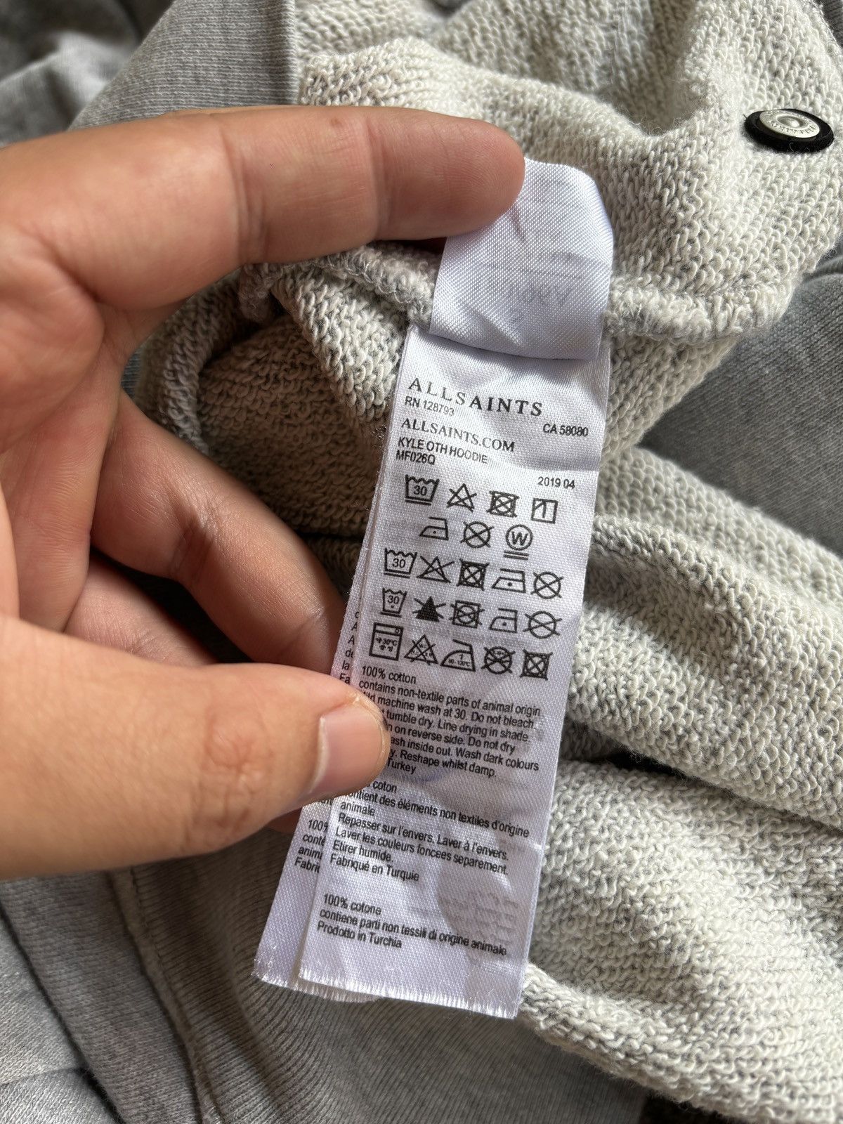 Allsaints ALLSAINTS Hoodie Size US S / EU 44-46 / 1 - 5 Thumbnail