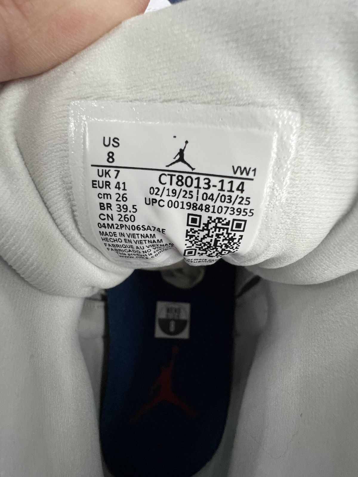 Jordan Brand Air Jordan 12 French Blue Size 8 Size US 8 / EU 41 - 7 Thumbnail