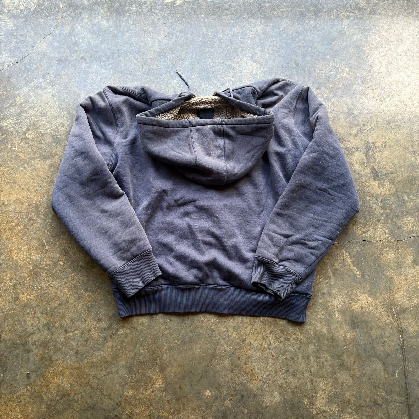 Dickies Faded Vintage Baggy Dickies Sherpa Lined Zip Up Hoodie Size US XL / EU 56 / 4 - 5 Thumbnail