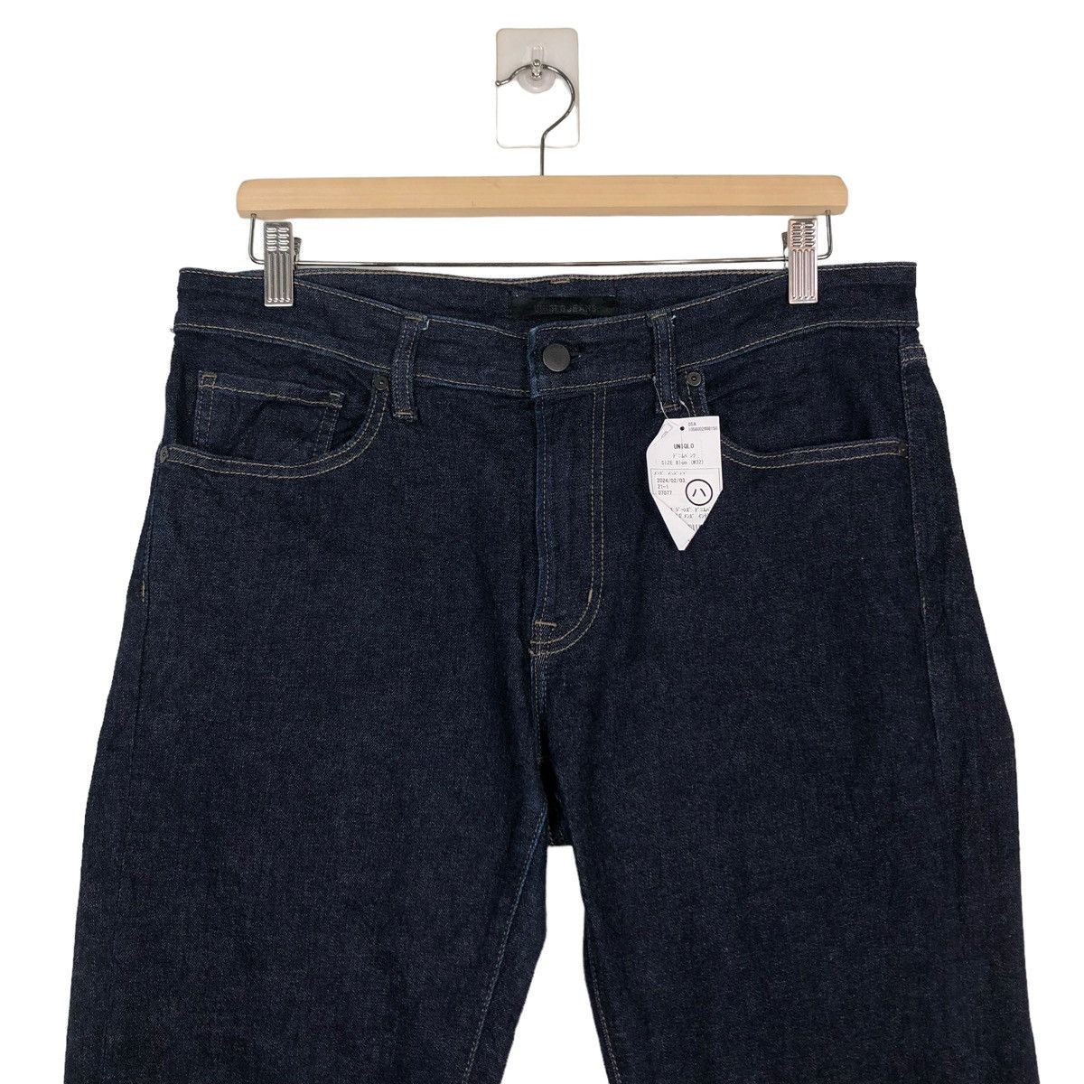 Japanese Brand 🔥VINTAGE DENIM JEANS UNIQLO ISSEY MIYAKE SELVEDGES Size 34" / US 12 / IT 48 - 3 Thumbnail