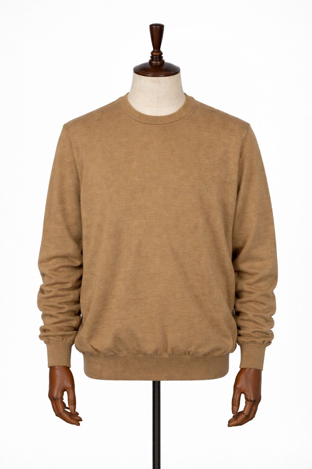 Suitsupply Suitsupply Merino Wool Beige Crewneck Jumper Sweater Size M Size US M / EU 48-50 / 2 - 2 Thumbnail