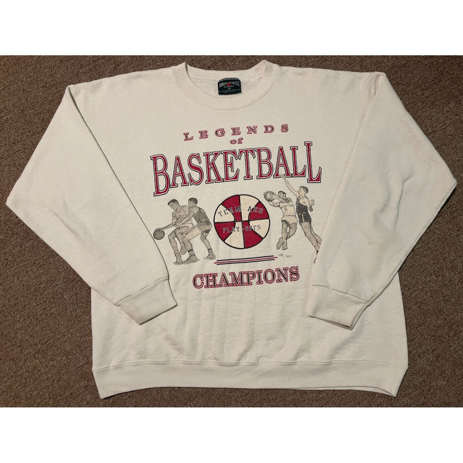 American Eagle Outfitters Vintage 80s 90s XL American Eagle Outfitters Basketball Crew Size US XL / EU 56 / 4 - 1 Thumbnail