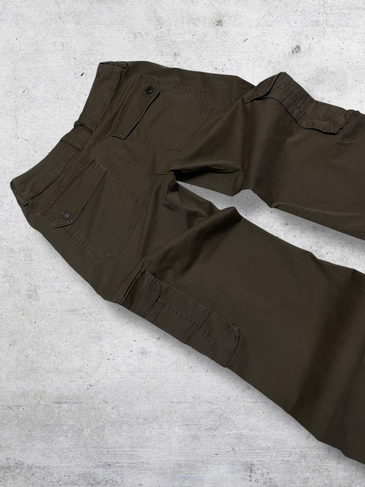 PPFM VINTAGE MODA CRAFTED JAPAN 90S DESIGNER UTILITY COMBAT CARGO Size US 29 - 14 Thumbnail