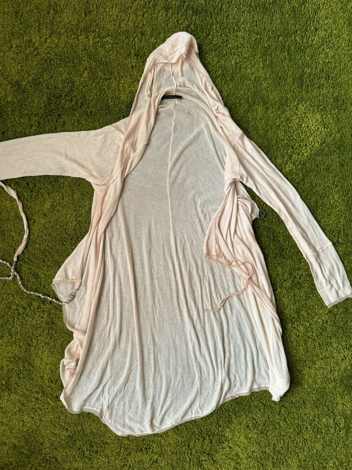 Michele Berandi Michel Berandi 100% silk avant garde cardigan cloak Size M / US 6-8 / IT 42-44 - 2 Thumbnail